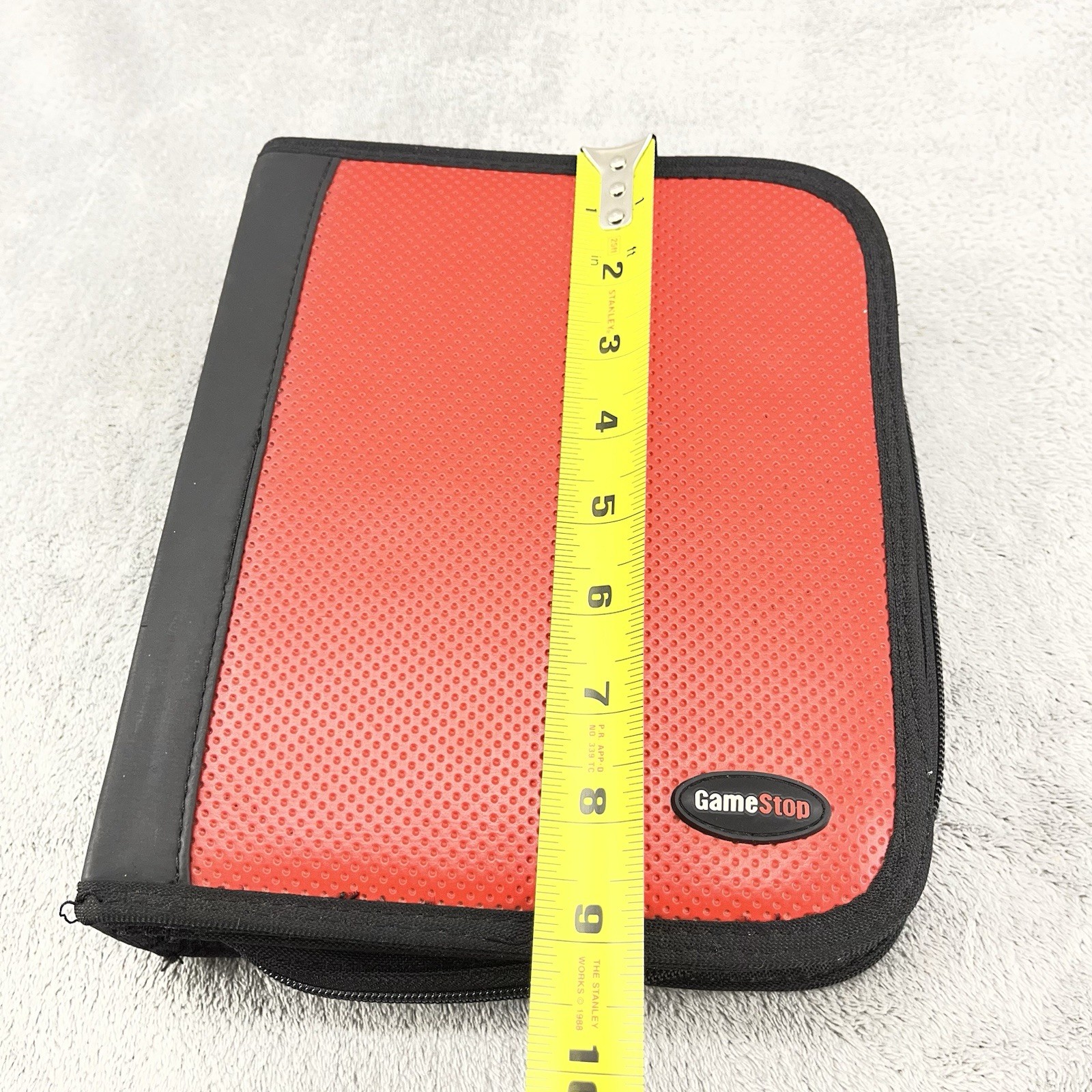 Vintage GameStop Storage Case Game Boy Games Red Black