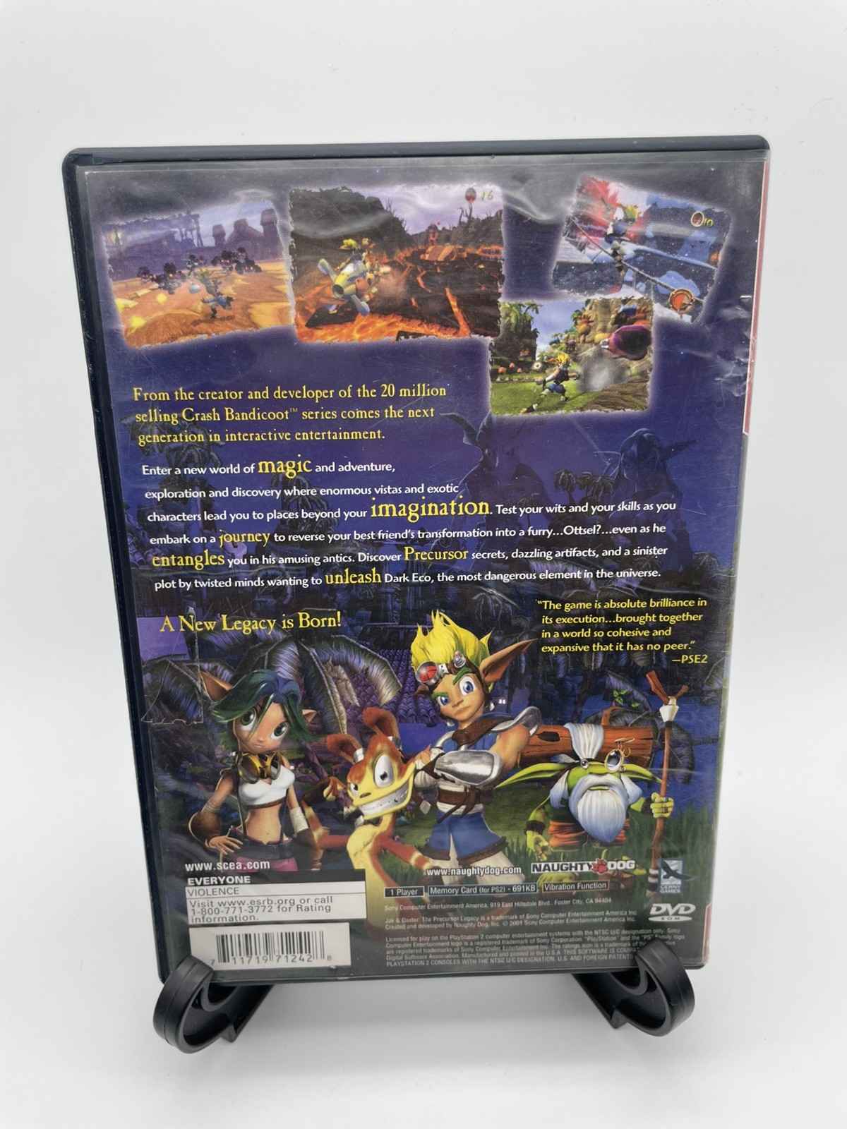 Jak and Daxter – PlayStation 2 PS2 – Game, Map/Poster