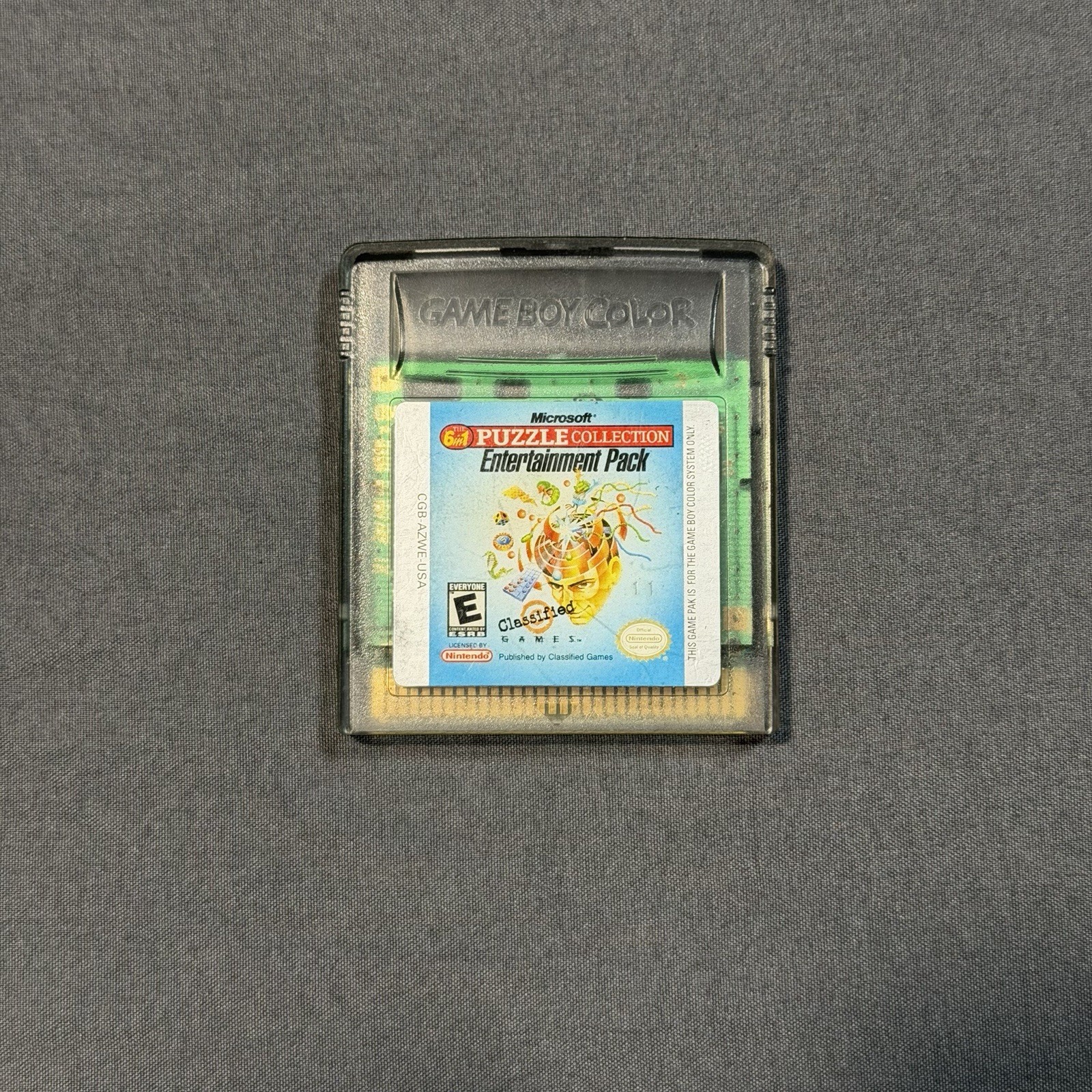 Microsoft 6 in 1 Puzzle Collection Entertainment Pack (Nintendo Gameboy Color)