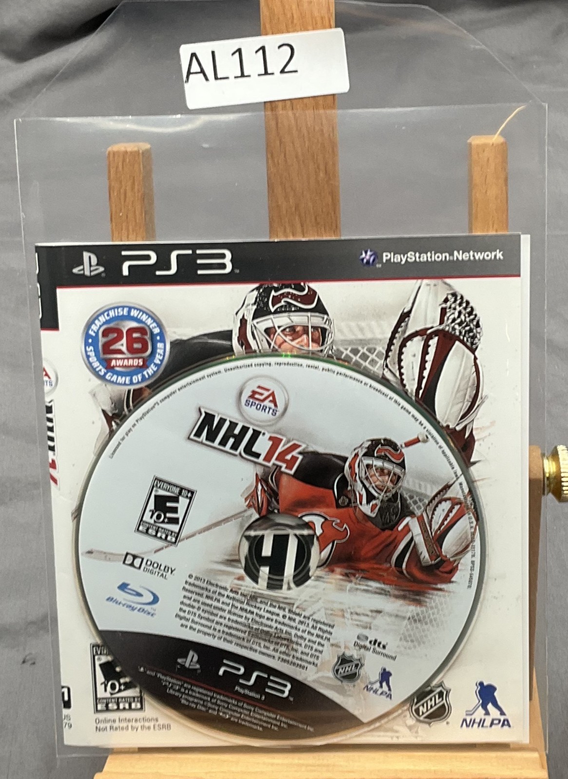 NHL 14 (Sony PlayStation 3, 2013) Video Game No Case #AL112