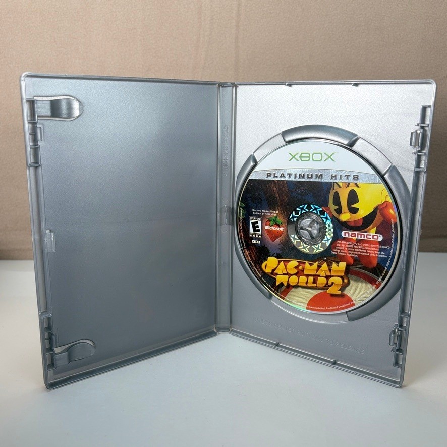 Pac-Man World 2 Xbox Original Platinum Hits Namco 2002 3D Platformer Game