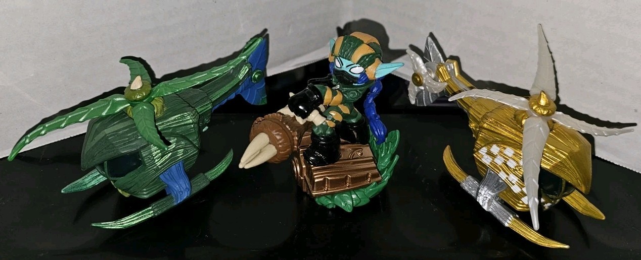 Skylanders Superchargers Super Shot Stealth Elf & 2 Stealth Stinger Nitro & Reg