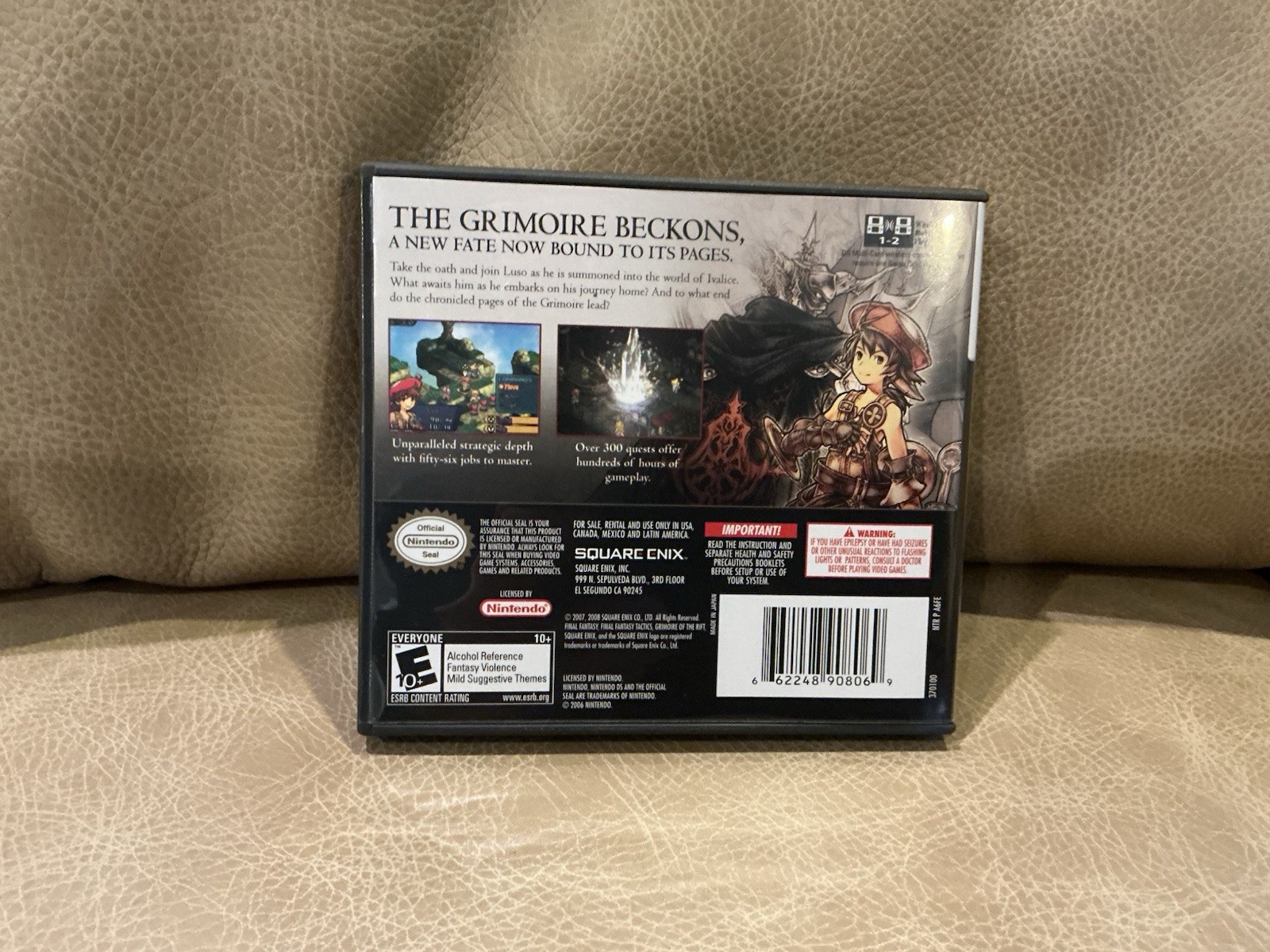 Final Fantasy Tactics A2: Grimoire of the Rift (Nintendo DS) Complete Tested