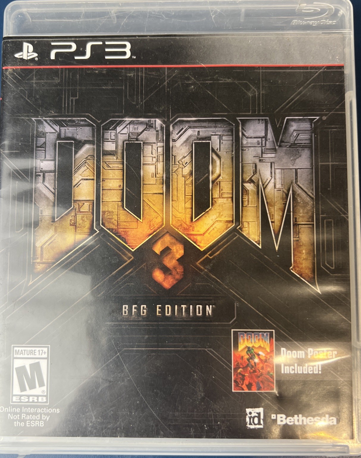 Doom 3 BFG Edition – Sony Playstation 3 / No Poster Or Manual