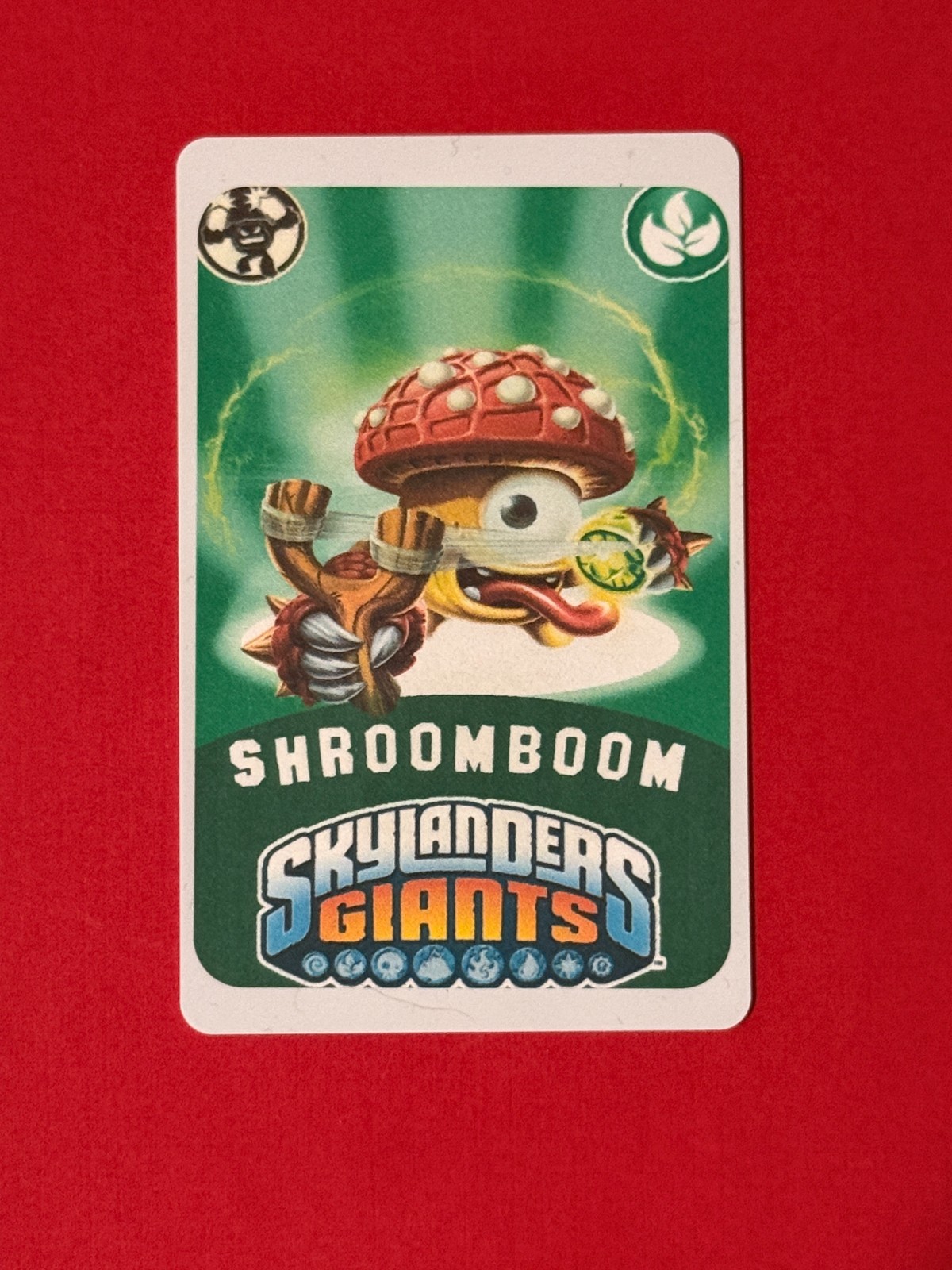 Skylanders Giants Lightcore Shroomboom NFC Card FREE SHIPPING