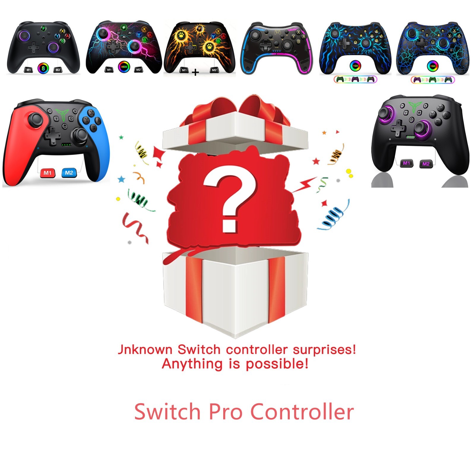 Mystery Surprise Gift Box,for Nintendo Switch/Lite/Switch OLED Controller Gift