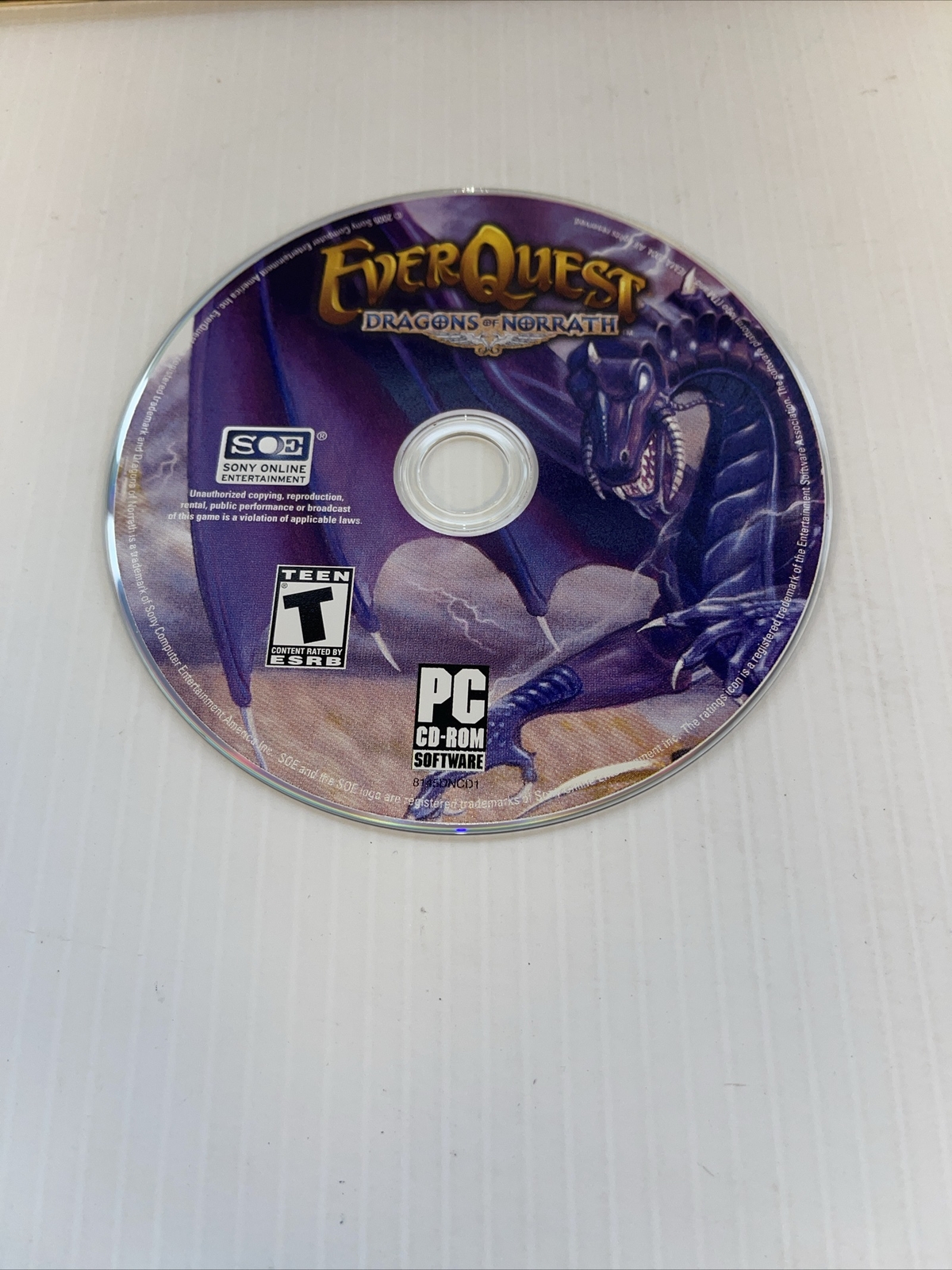 9 EverQuest PC CD ROM VIdeo Game Lot +CLOTH MAP DRAGONS OF NORRATH, TRILOGY