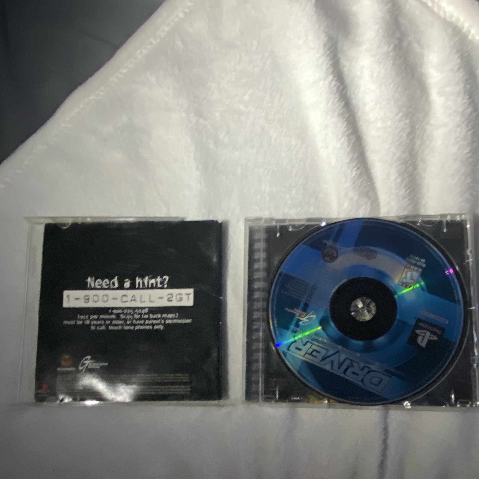 GT Interactive Driver Sony PlayStation 1 PS1 NTSC-U/C T-Teen Manual Included
