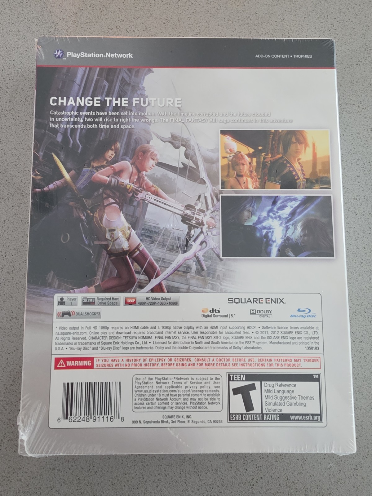 Final Fantasy XIII-2 — Collector’s Edition (Sony PlayStation 3, 2012)