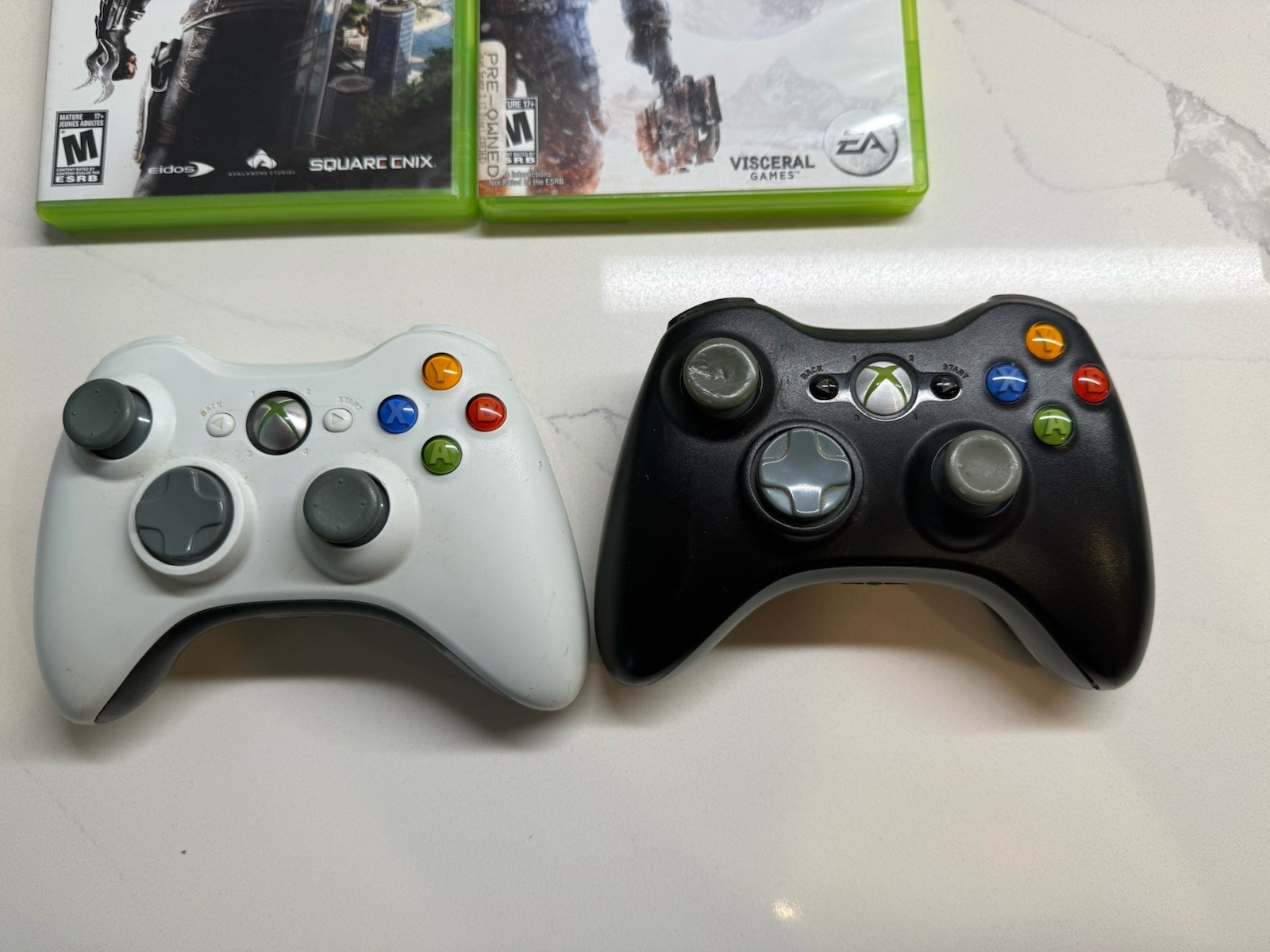 Microsoft Xbox 360 Console Controllers Games Bundle Lot – READ DESCRIPTION