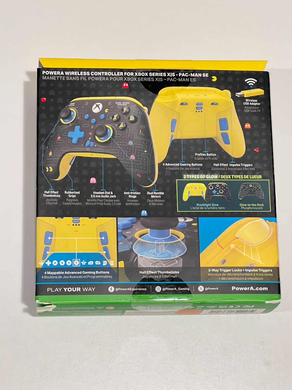 PowerA Wireless Controller for Xbox X/S/One – Pac Man Special Edition