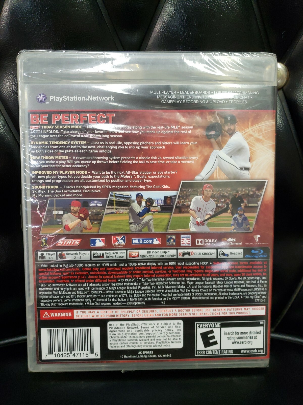 Major League Baseball 2K12 (Sony PlayStation 3, 2012)