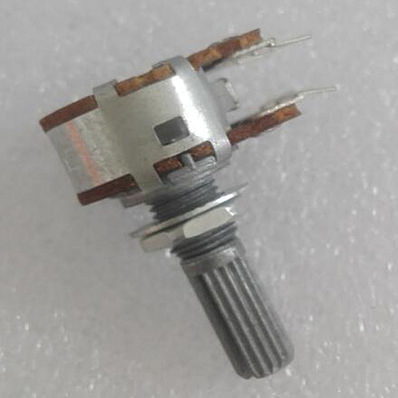 2pc 500K Potentiometer Pots Taper Dual Pinned Step,B500