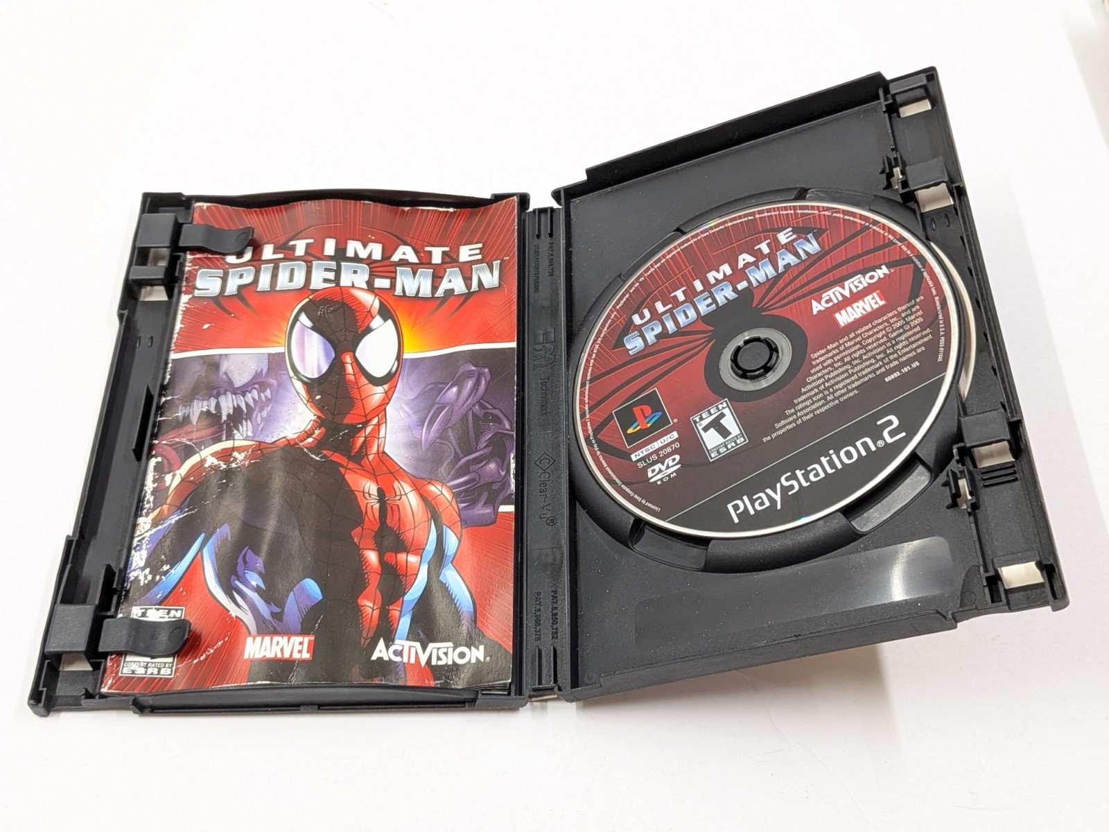 Ultimate Spider-Man (Sony PlayStation 2, 2005) Tested W/ Manual
