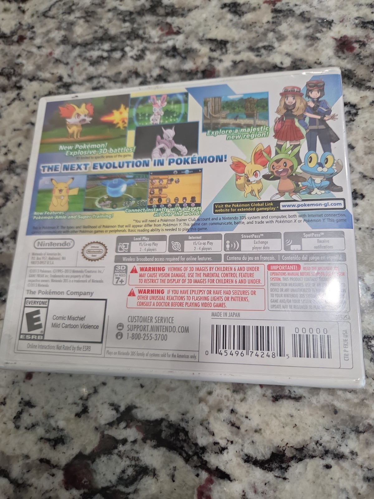 Pokemon X Nintendo 3DS – Brand New & Factory Sealed!