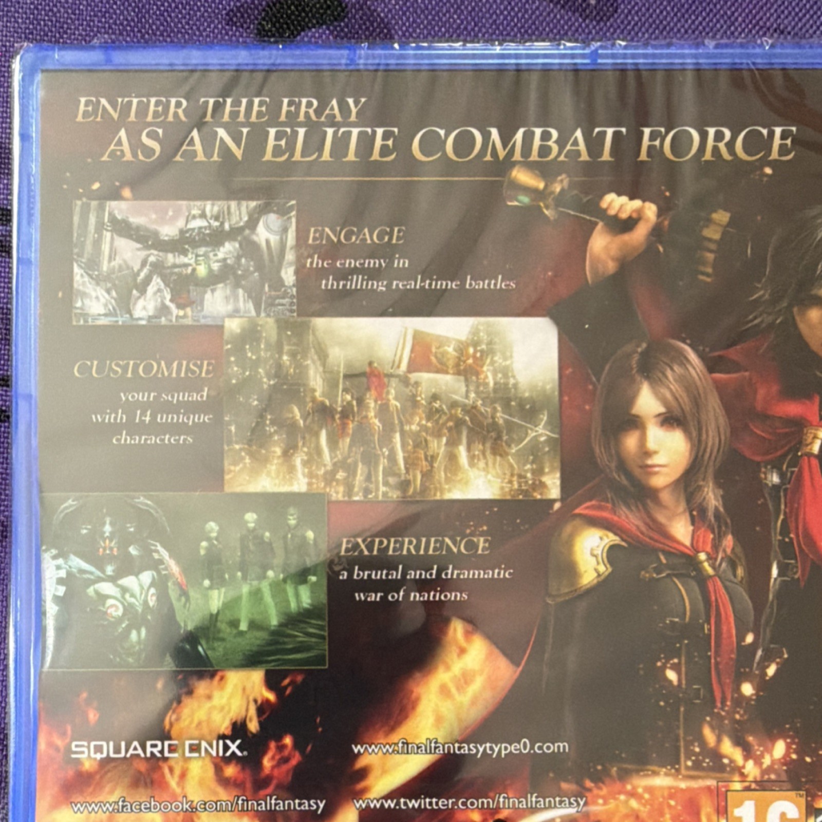 Square Enix Final Fantasy Type-0 HD PS4 Role Playing PAL PEGI 16 FACTORY SEALED