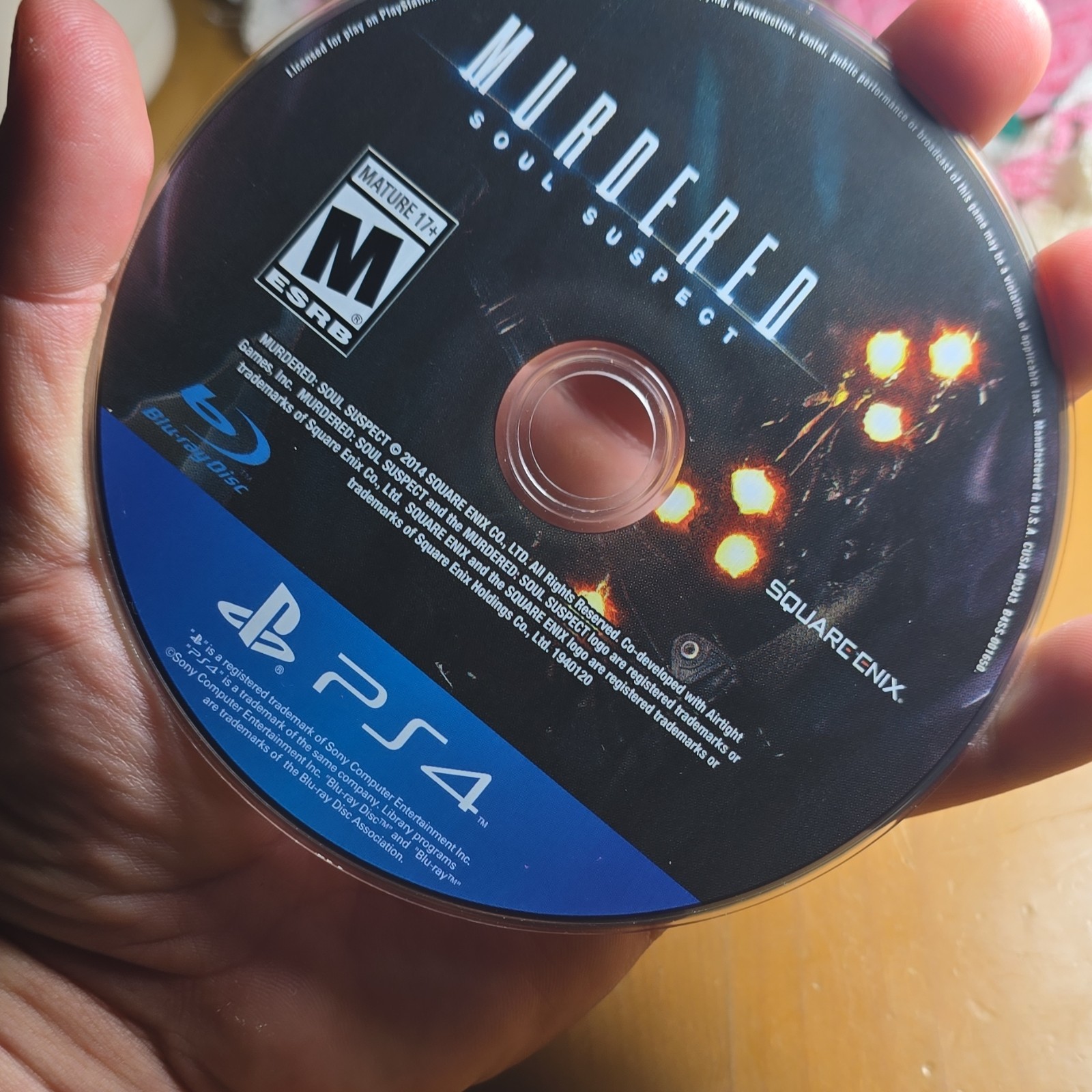 Murdered: Soul Suspect PS4 M Mature 2014 Remote Play Square Enix