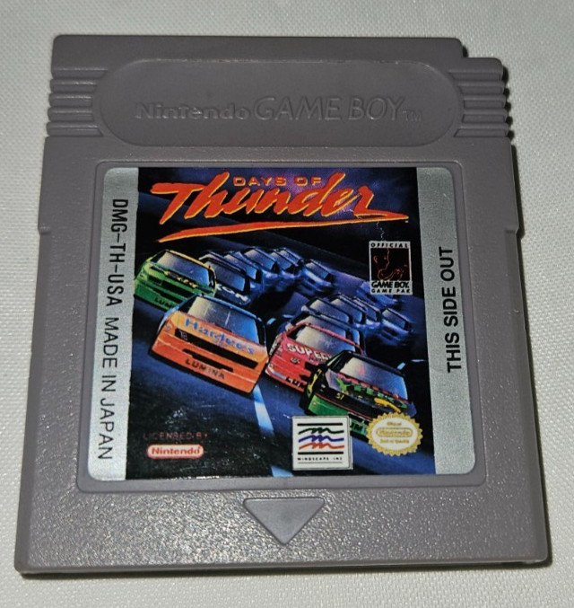 Days of Thunder Cartridge Only Authentic Nintendo Game Boy USA 1992 GameBoy