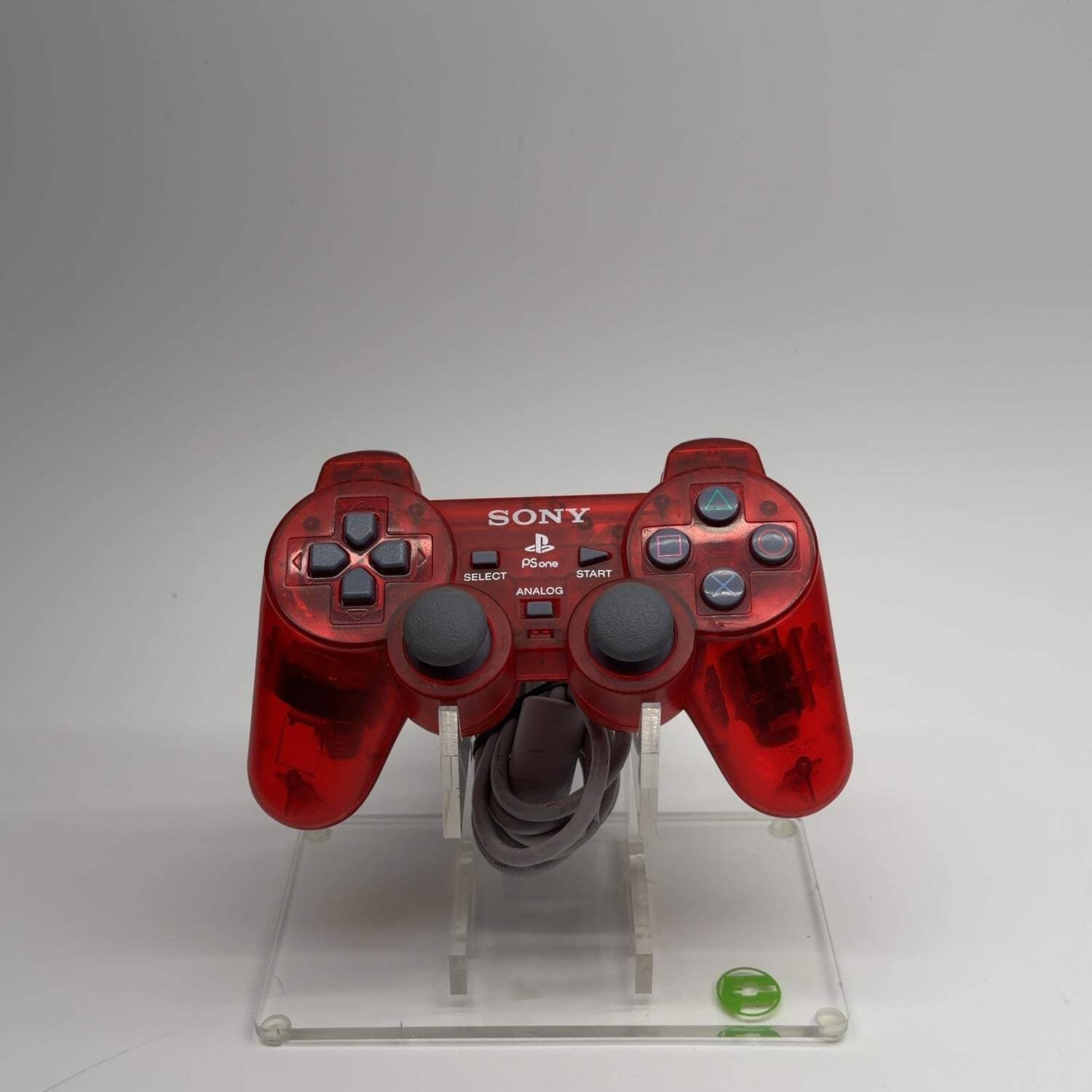 Sony PlayStation 2 PS2 DualShock 2 Wired Controller Transparent Red SCPH-110