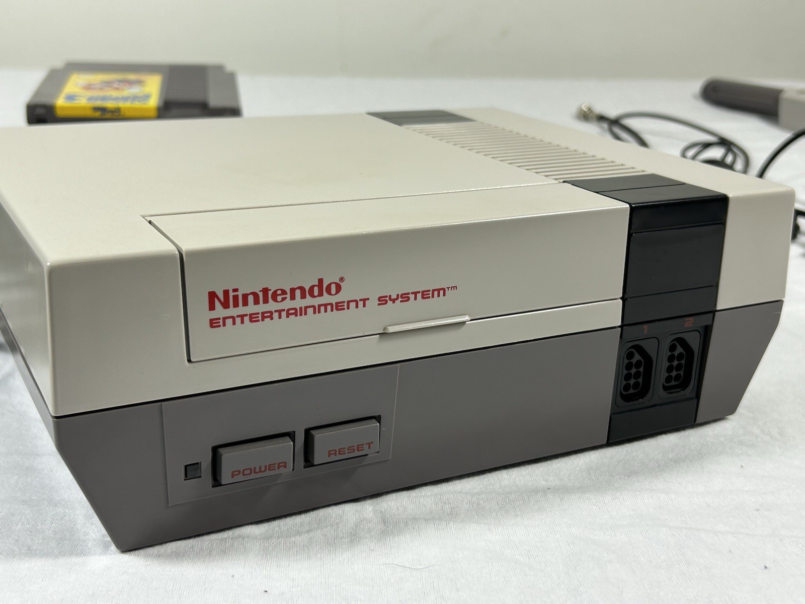 Nintendo Entertainment System NES-001 Console NES Set Bundle 4 Games Tested