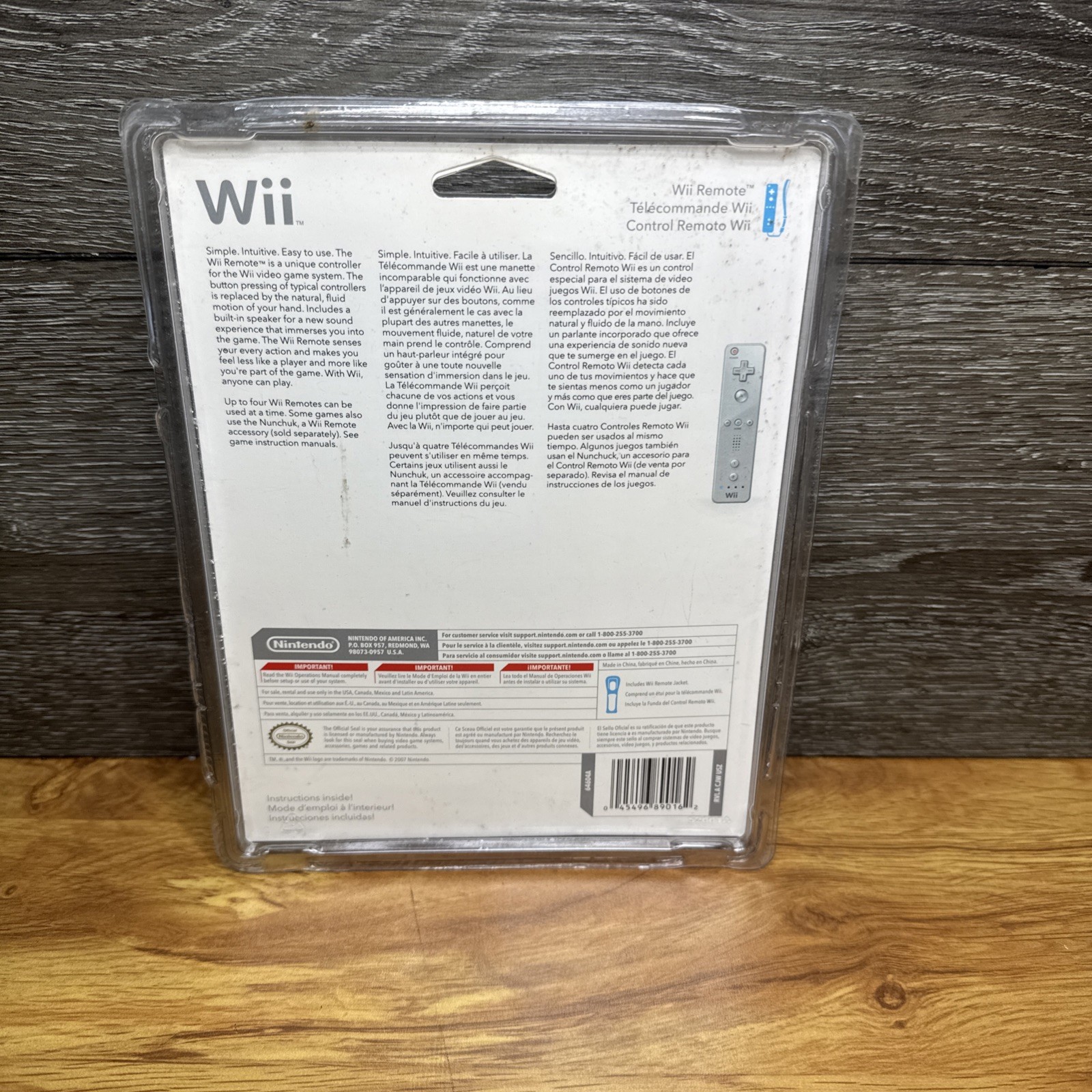 Nintendo Wii Remote Controller New Sealed Original Authentic OEM White