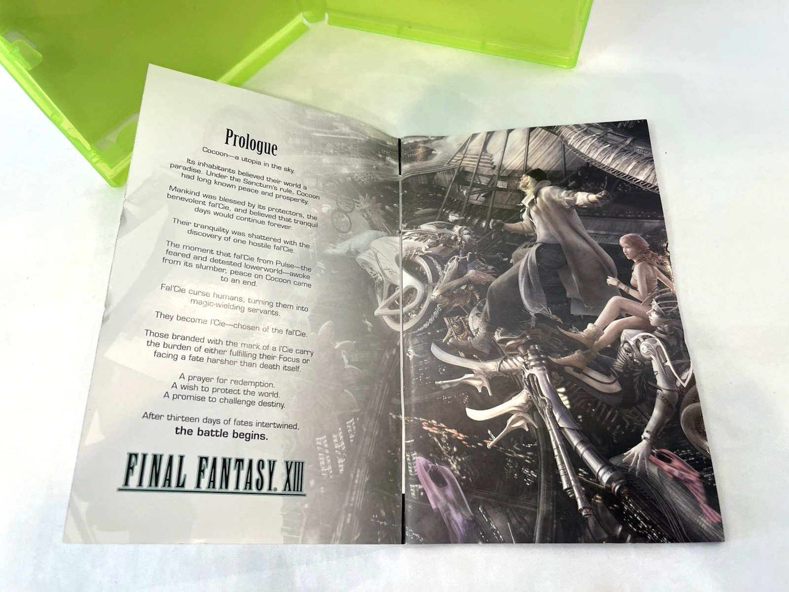 Final Fantasy XIII & XIII-2 Xbox 360 CIB w/Manuals & Discs Works