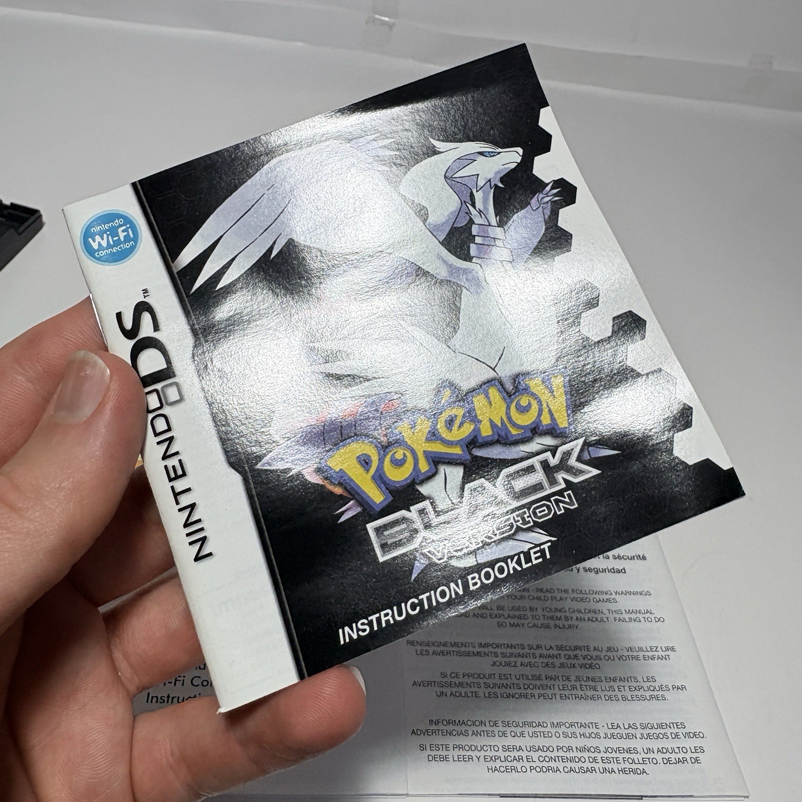 Pokemon Black Version Nintendo DS Complete CIB Tested Authentic Clean