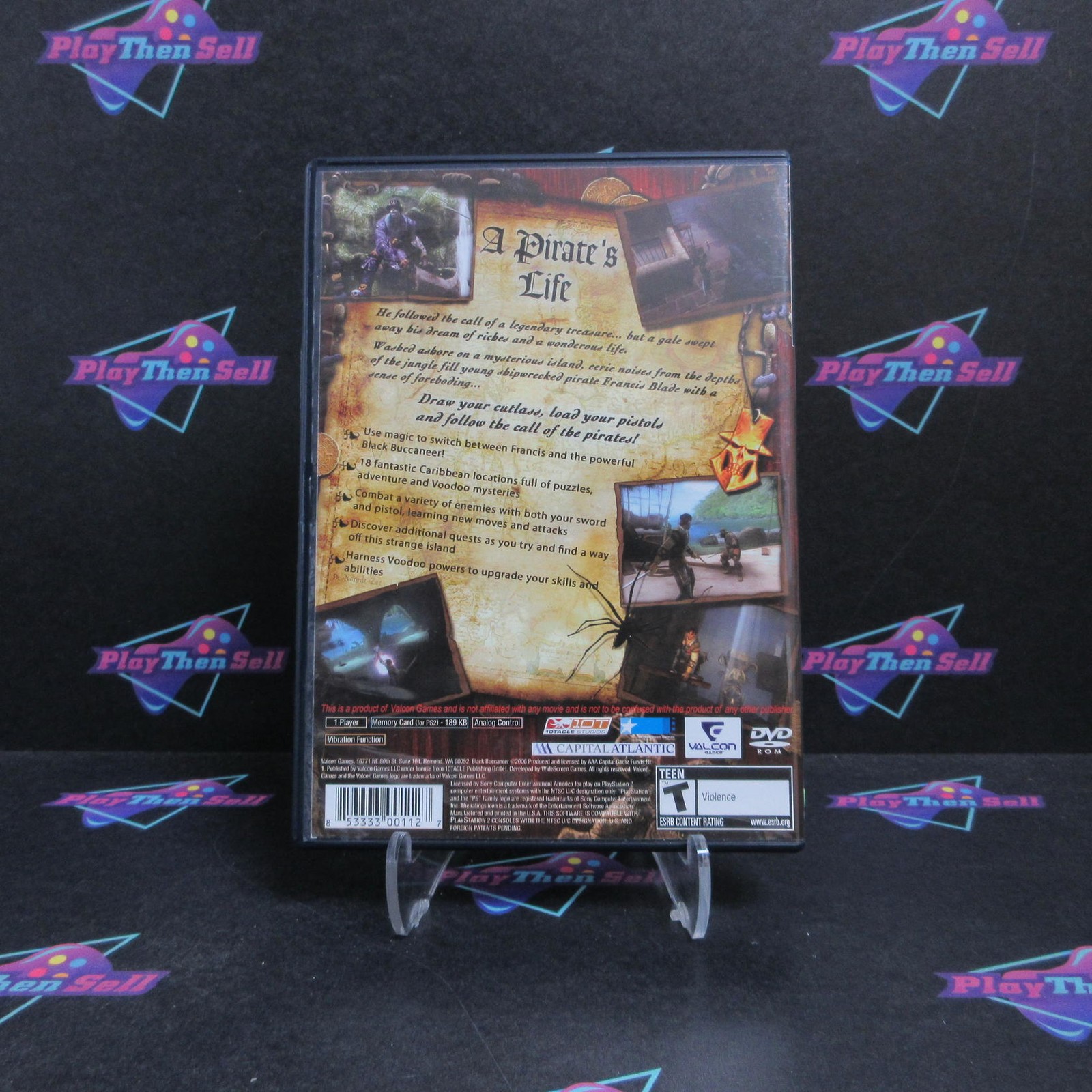 Pirates Legend of the Black Buccaneer PS2 PlayStation 2 – 1 Year Warranty Gam..