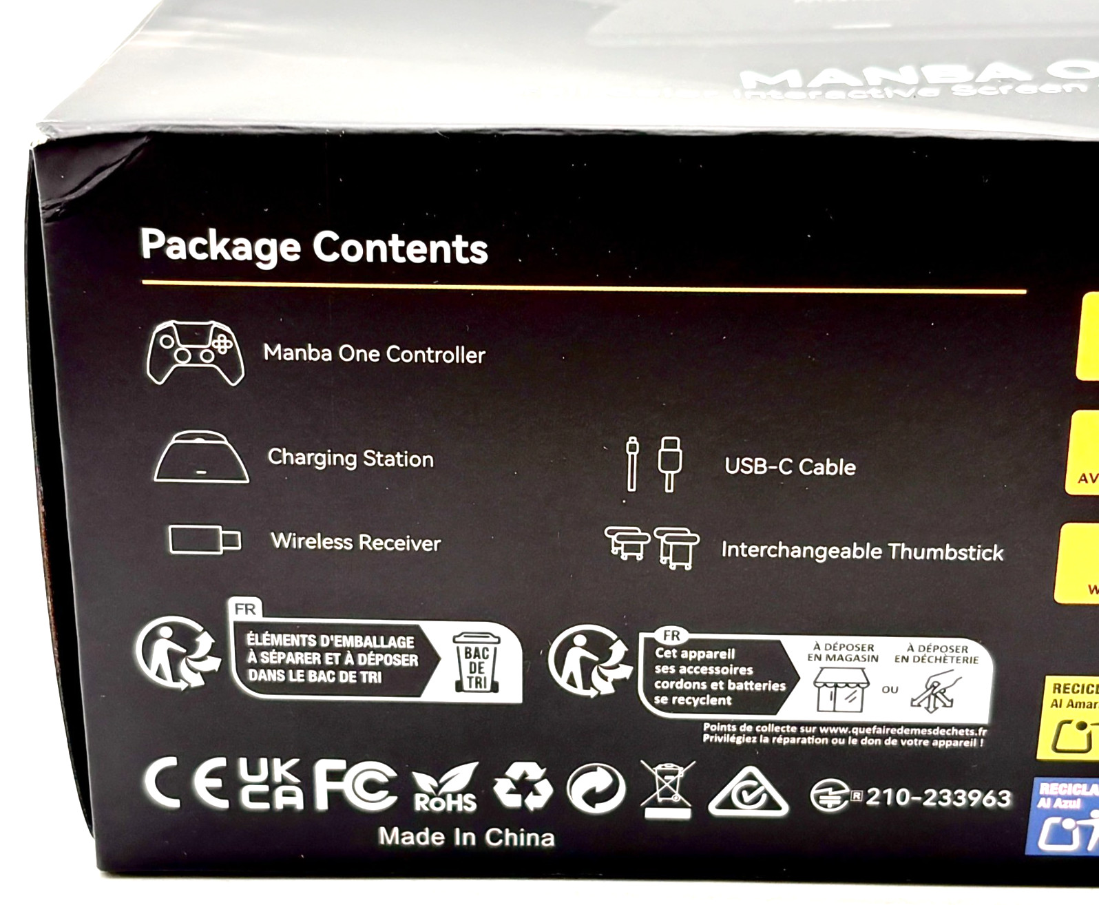 Manba One Gaming Controller Color Screen with Charging Dock