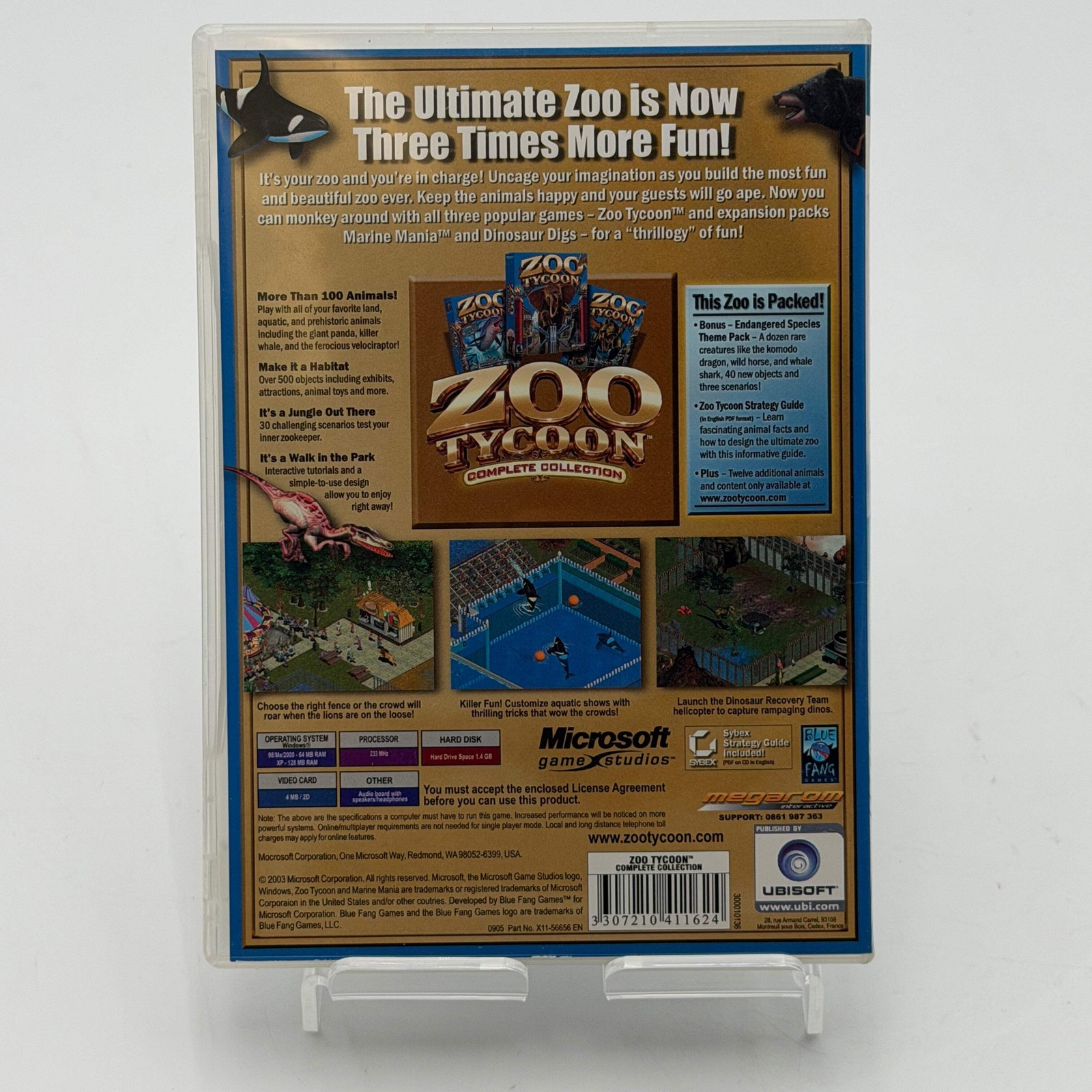 Microsoft Zoo Tycoon Complete Collection Game Black with Box