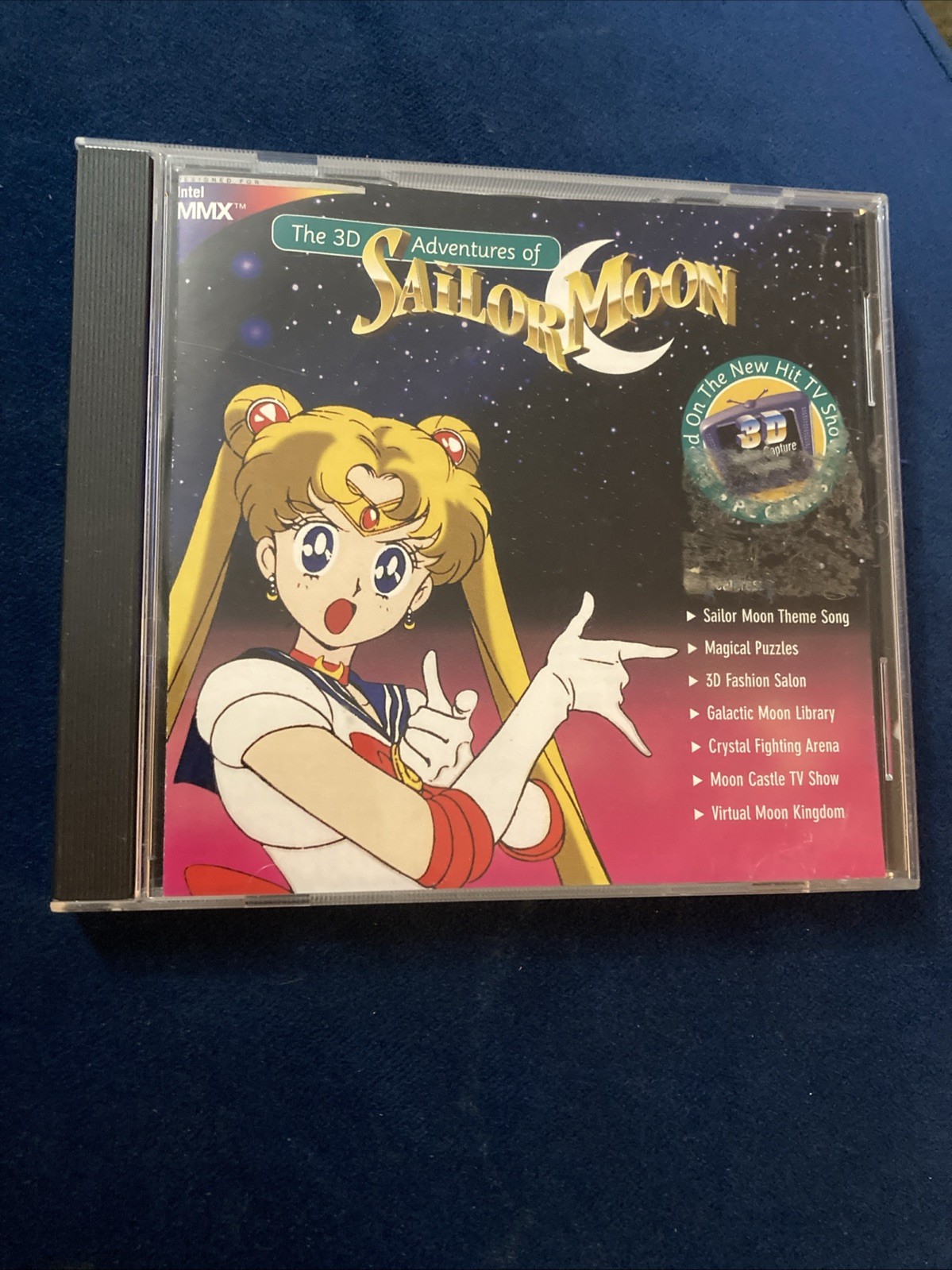 The 3D Adventures of Sailor Moon 1997 CD ROM video game PC vintage