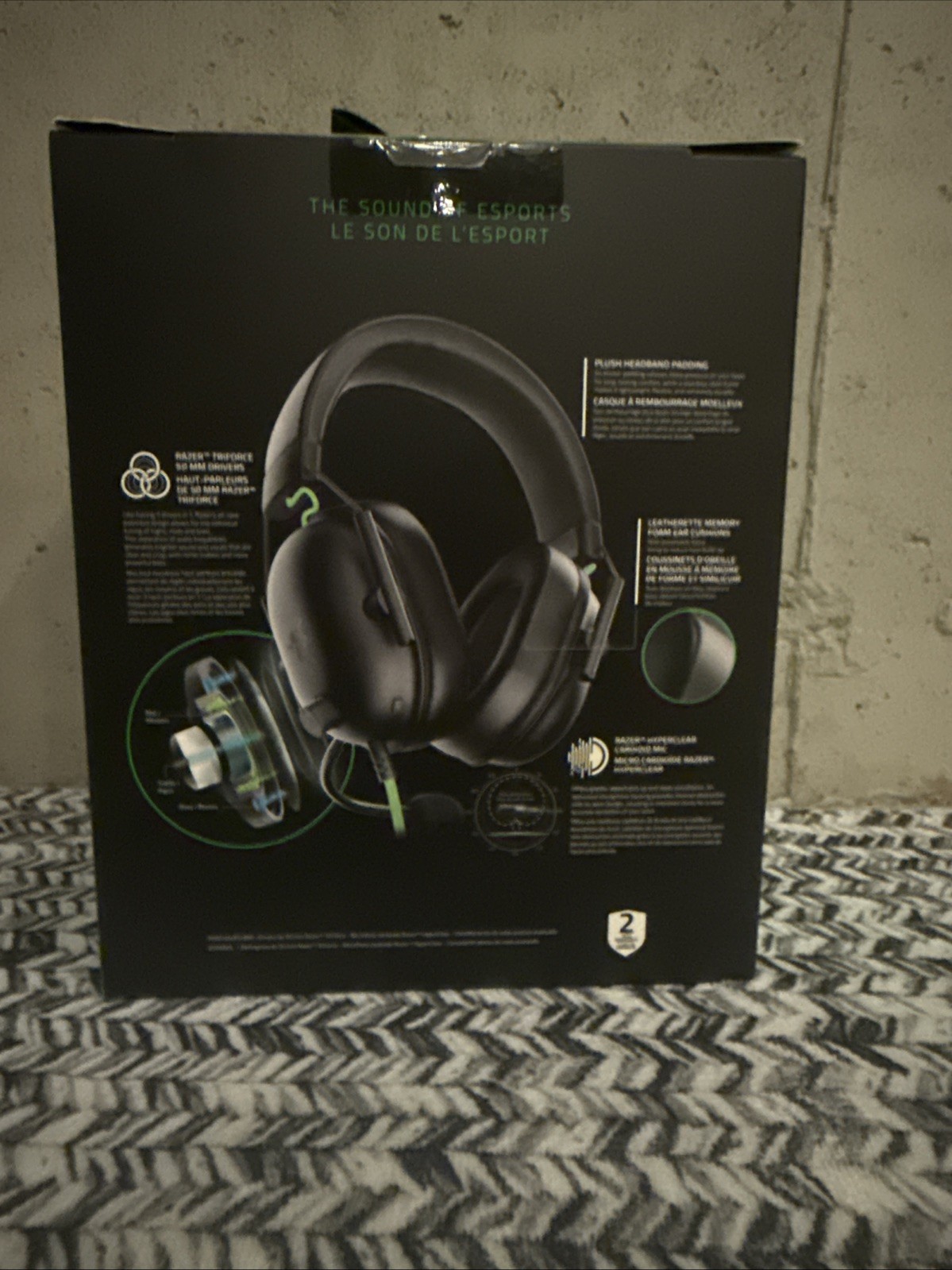 Razer Blackshark V2 X Black Over the Ear Gaming Headset