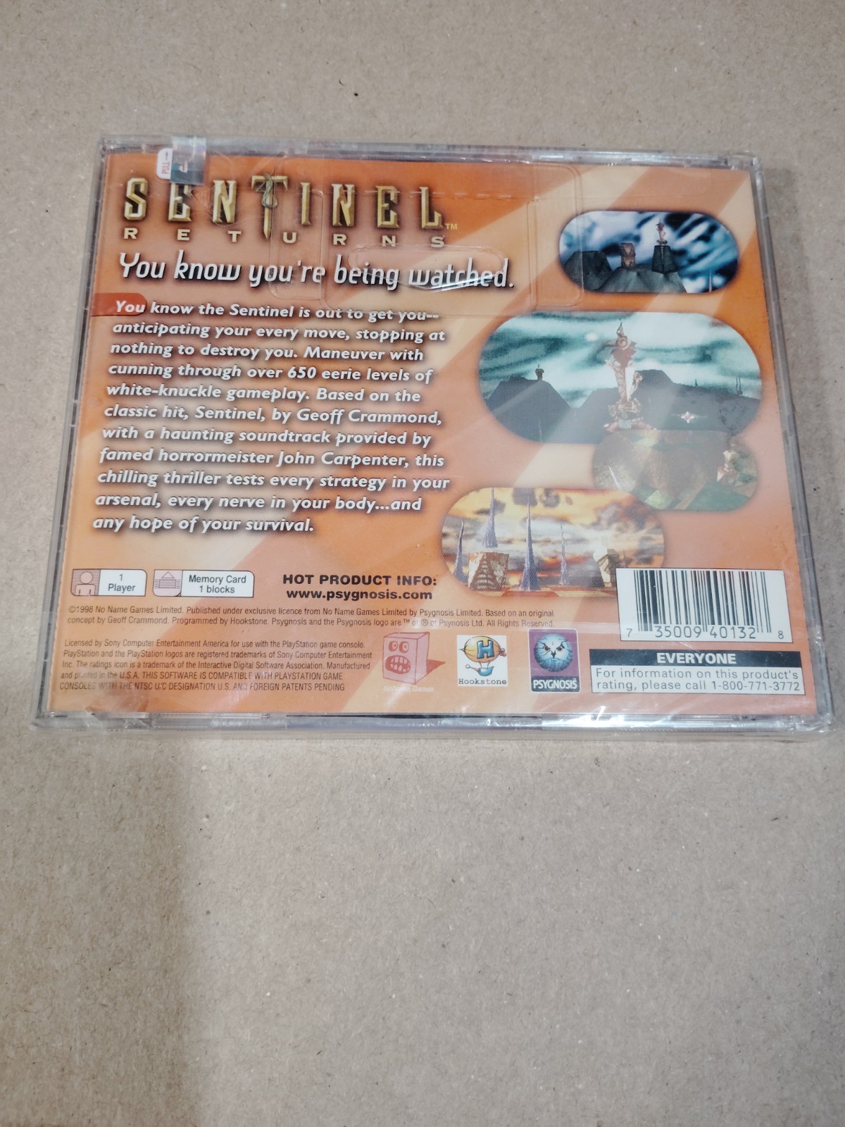 Sentinel Returns (sealed) – Playstation 1 PS1 Unopened Brand New 1998