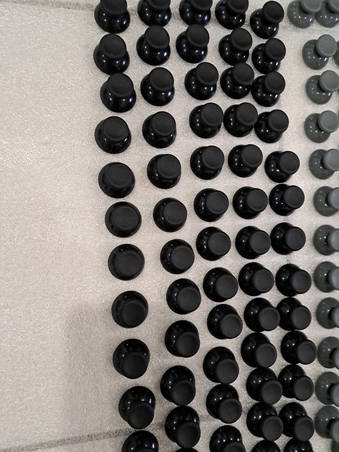200 PCS GRAY and BLACK ANALOG STICKS, CONTROLLER JOYSTICK CAP FOR MICROSOFT 360