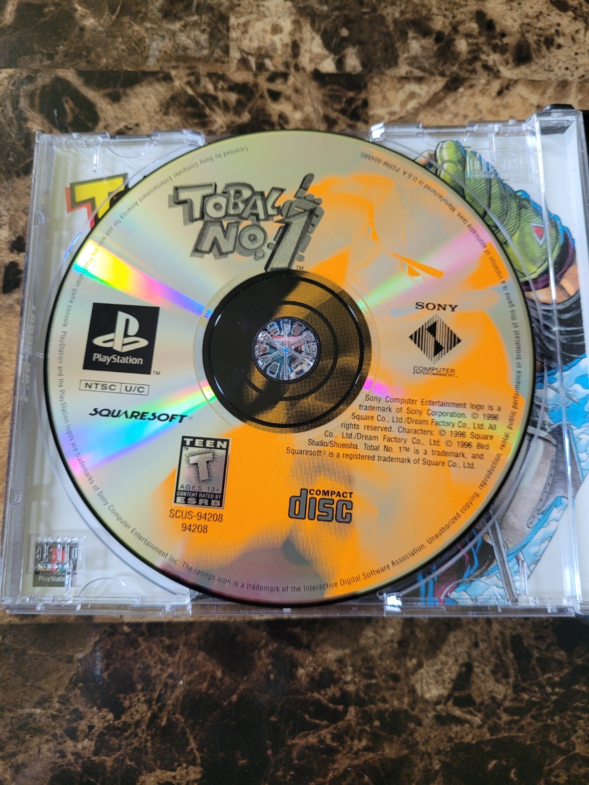 Tobal No 1 (Sony PlayStation 1 PS1, 1996) CIB Complete In Box (Tested & Working)
