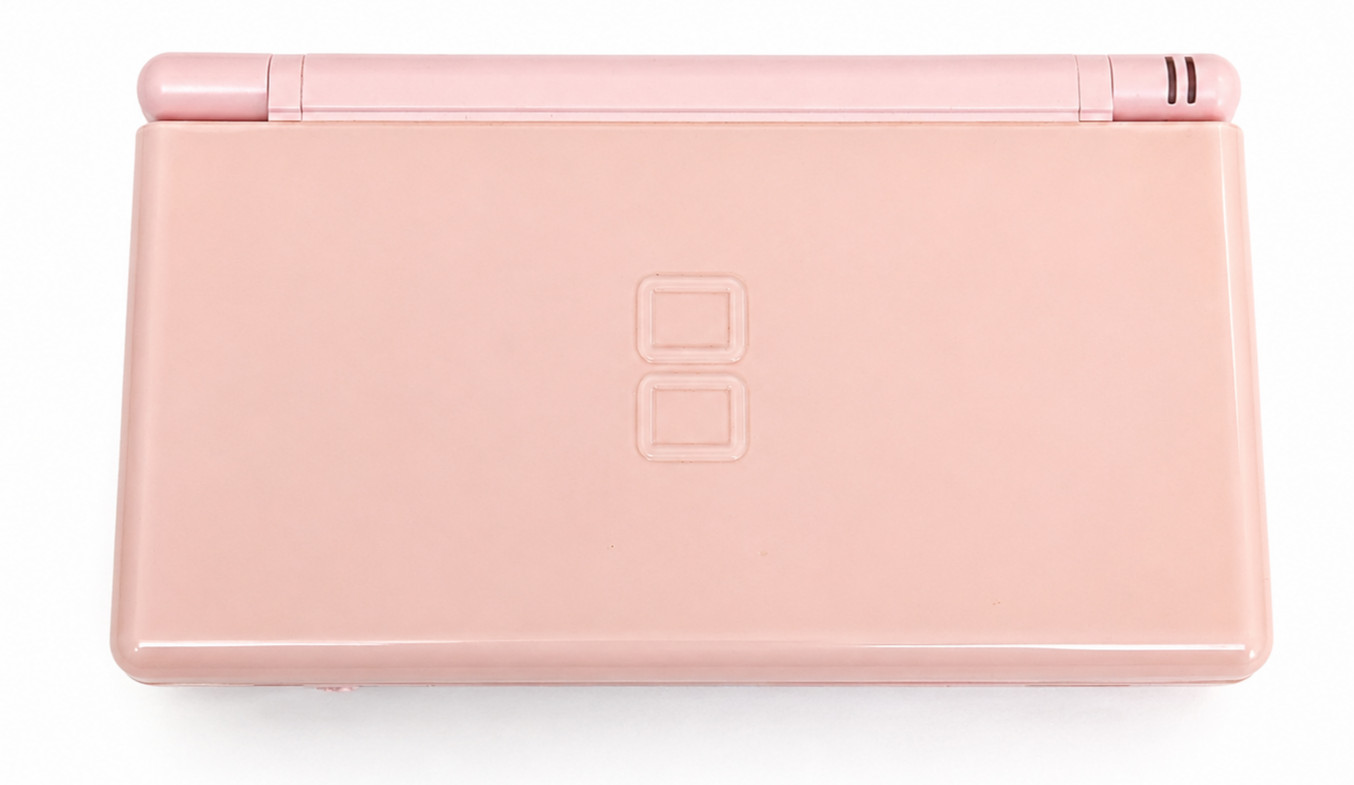 Nintendo DS Lite Noble Pink Japan Tested Working w/ AC Adapter Stylus USG-001 B2