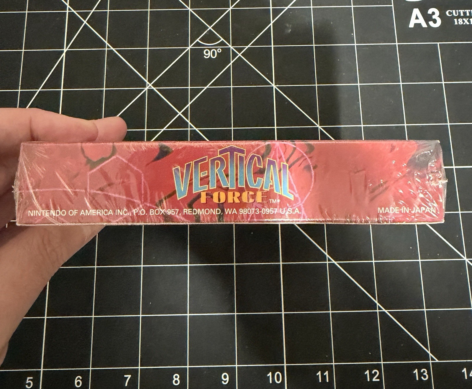 Vertical Force Nintendo Virtual Boy Factory Sealed Brand New Box Dented