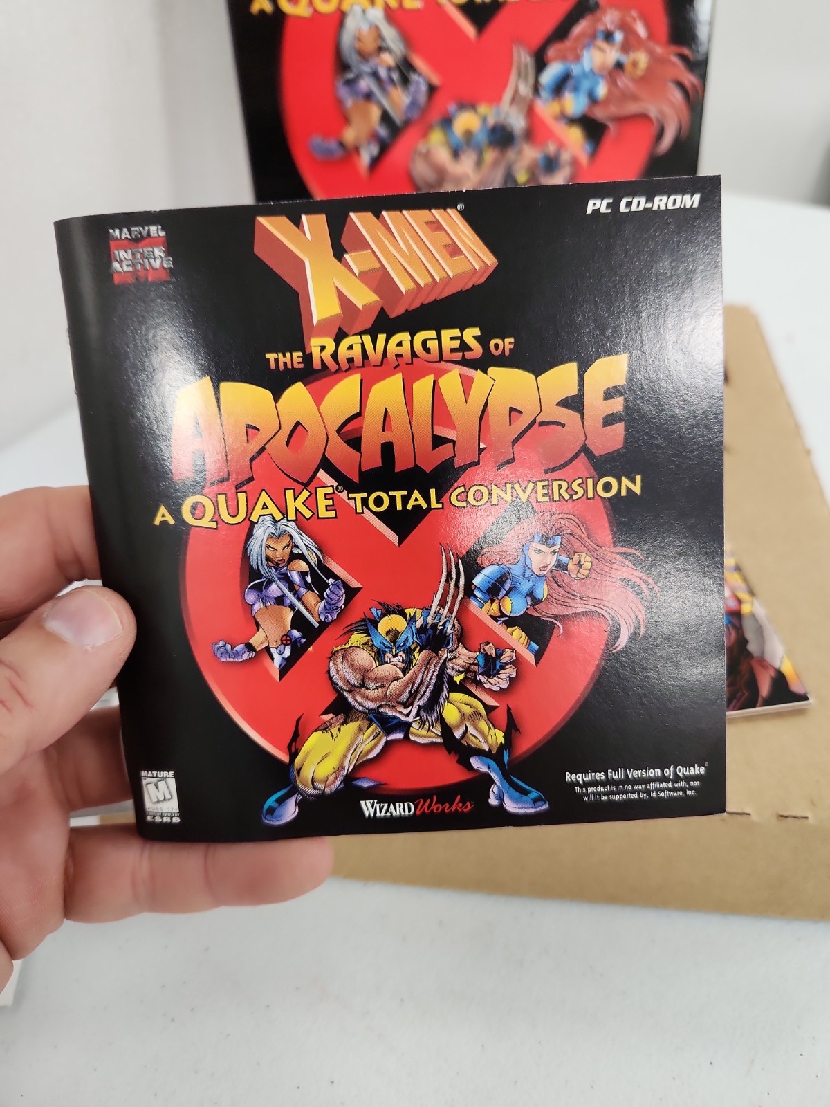 X-Men Ravages of the Apocalypse – Retro PC Big Box Computer Quake Game Clean