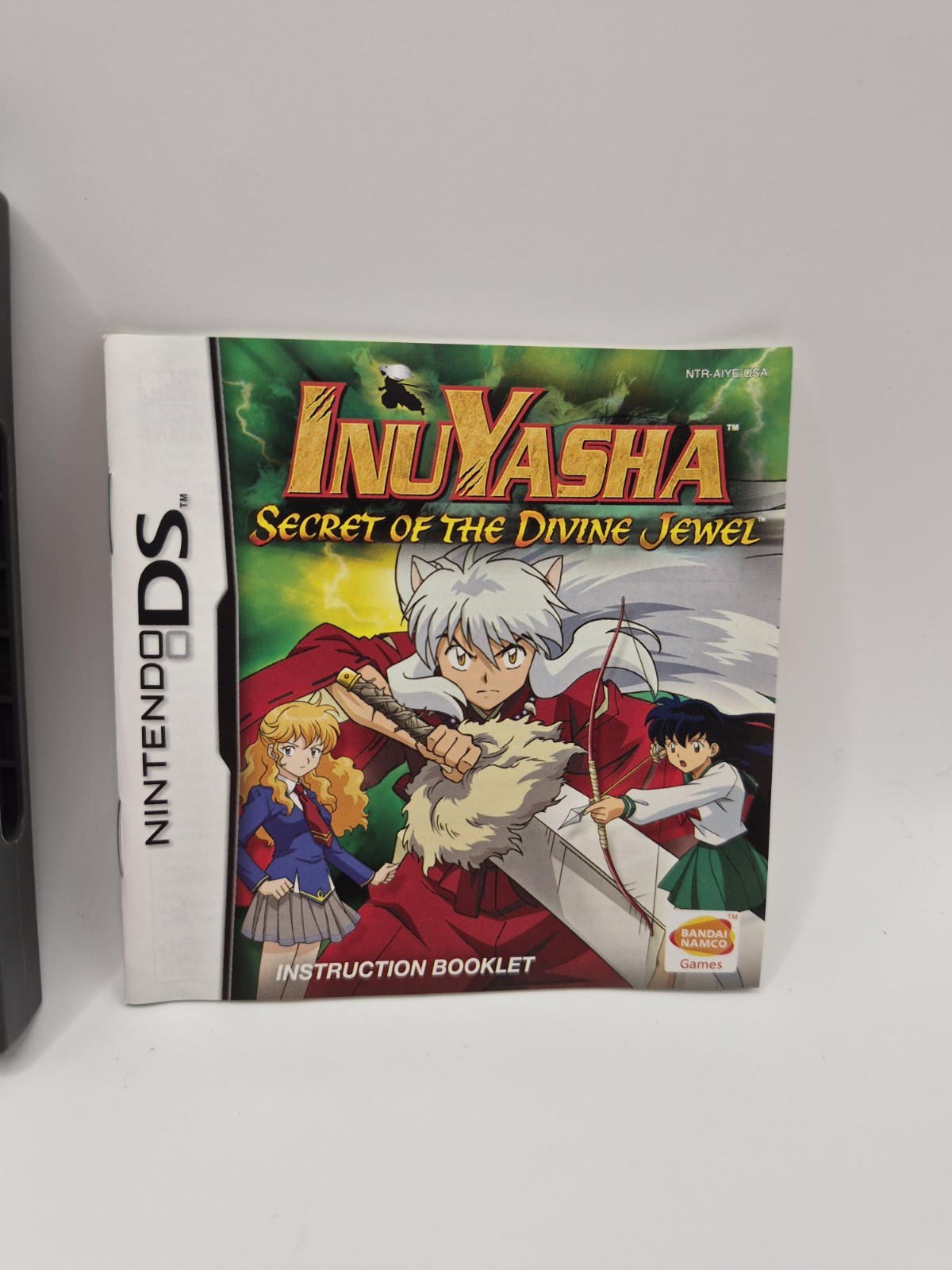Inuyasha: Secret of the Divine Jewel (Nintendo DS, 2007) CIB W/ Manual Inserts