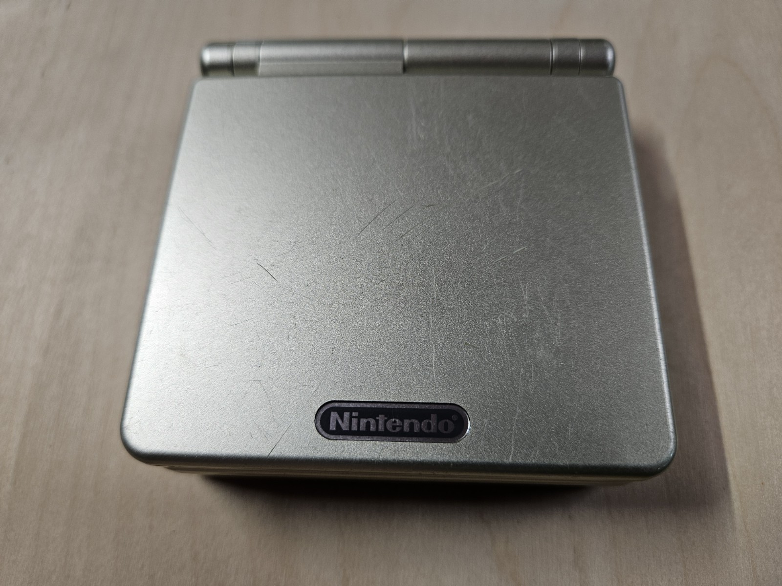 Nintendo Game Boy Advance SP AGS-001 Silver Handheld System Backlight Display