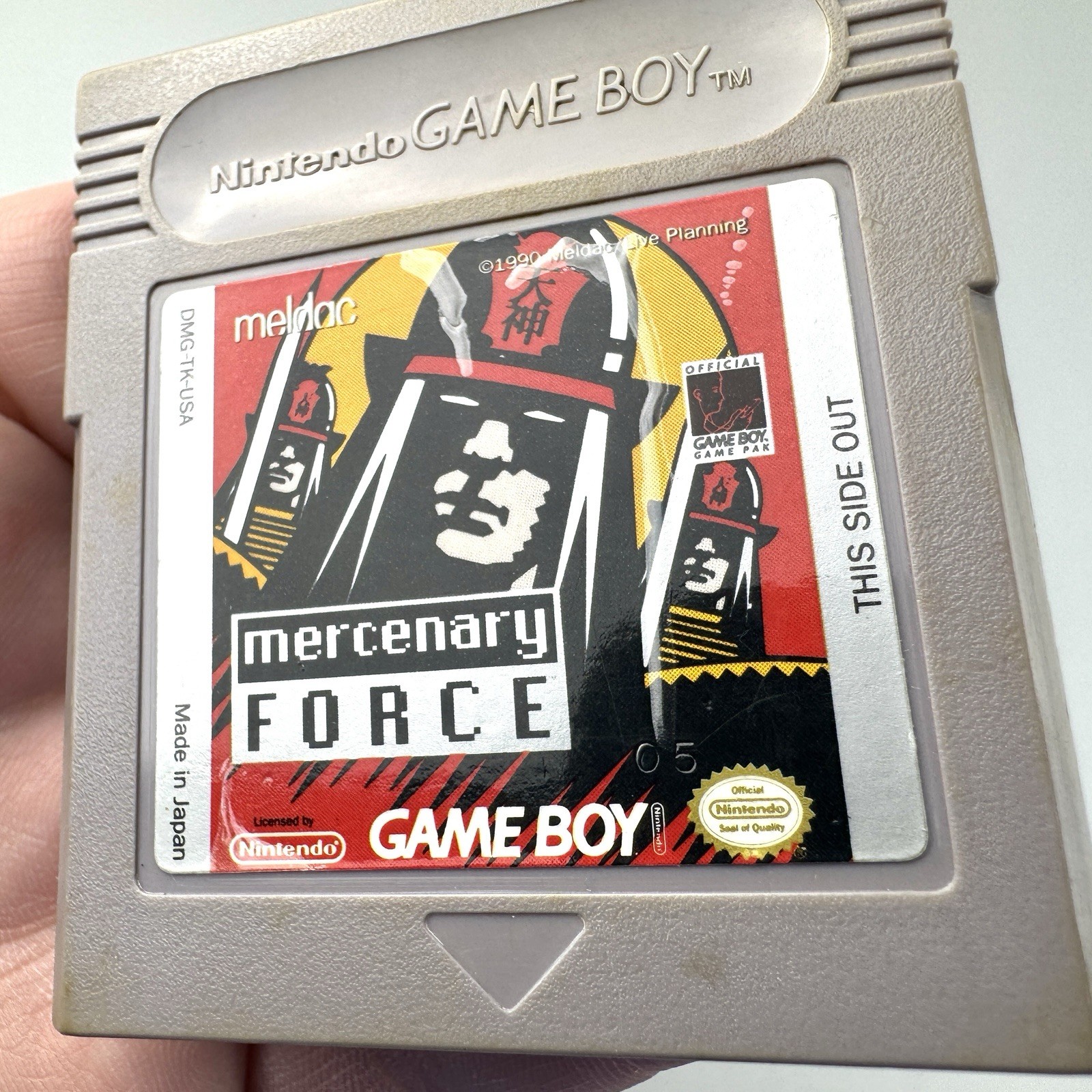 Mercenary Force (Nintendo Game Boy, 1990) Authentic, Cleaned Pins, Tested