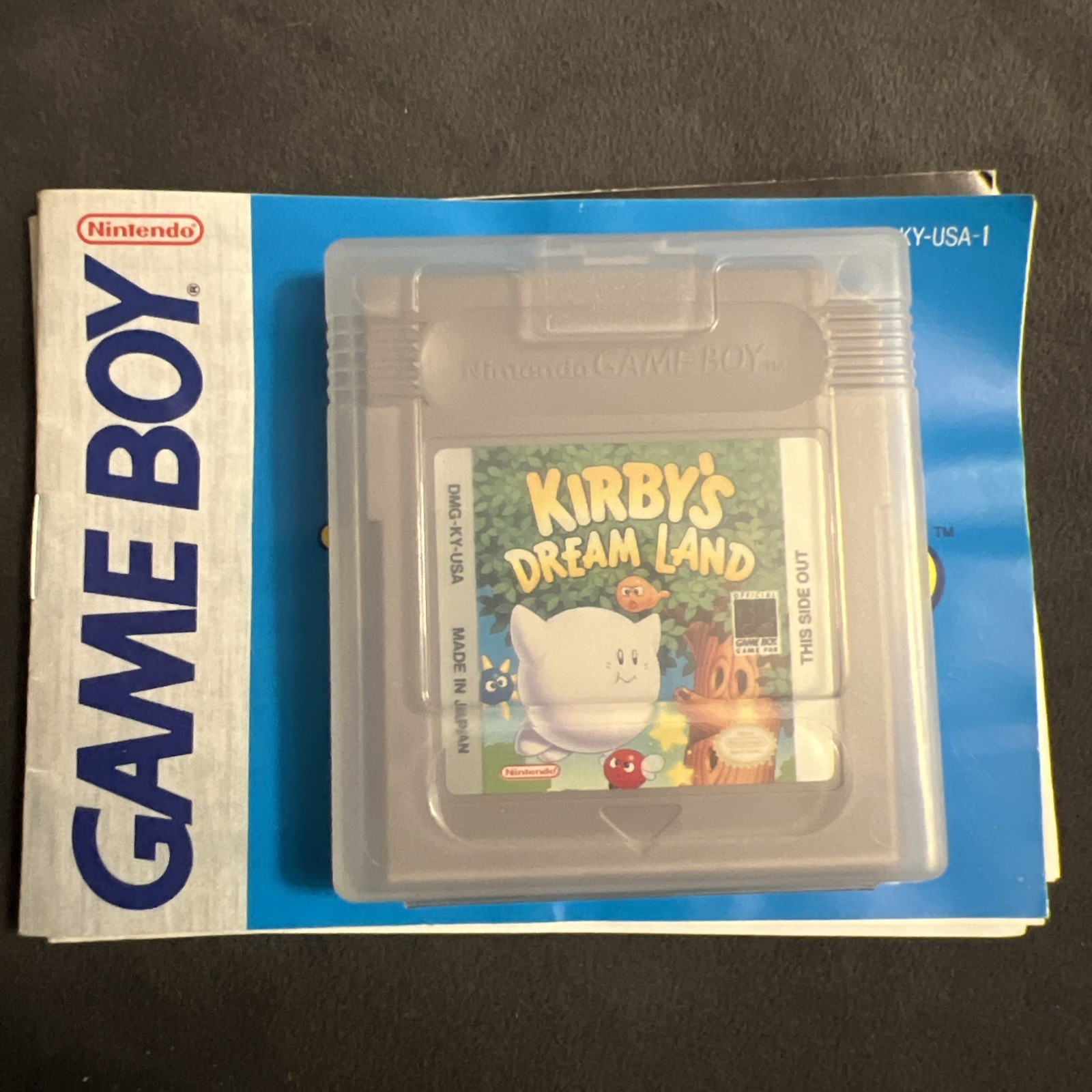 Kirby’s Dream Land With Manual! (Nintendo Game Boy, 1992) tested works! Vintage