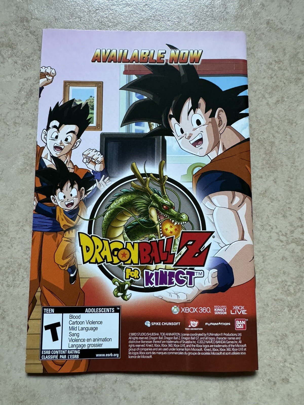 Dragon Ball Z: Budokai HD Collection (Xbox 360, 2012) Complete CIB W/ Manual