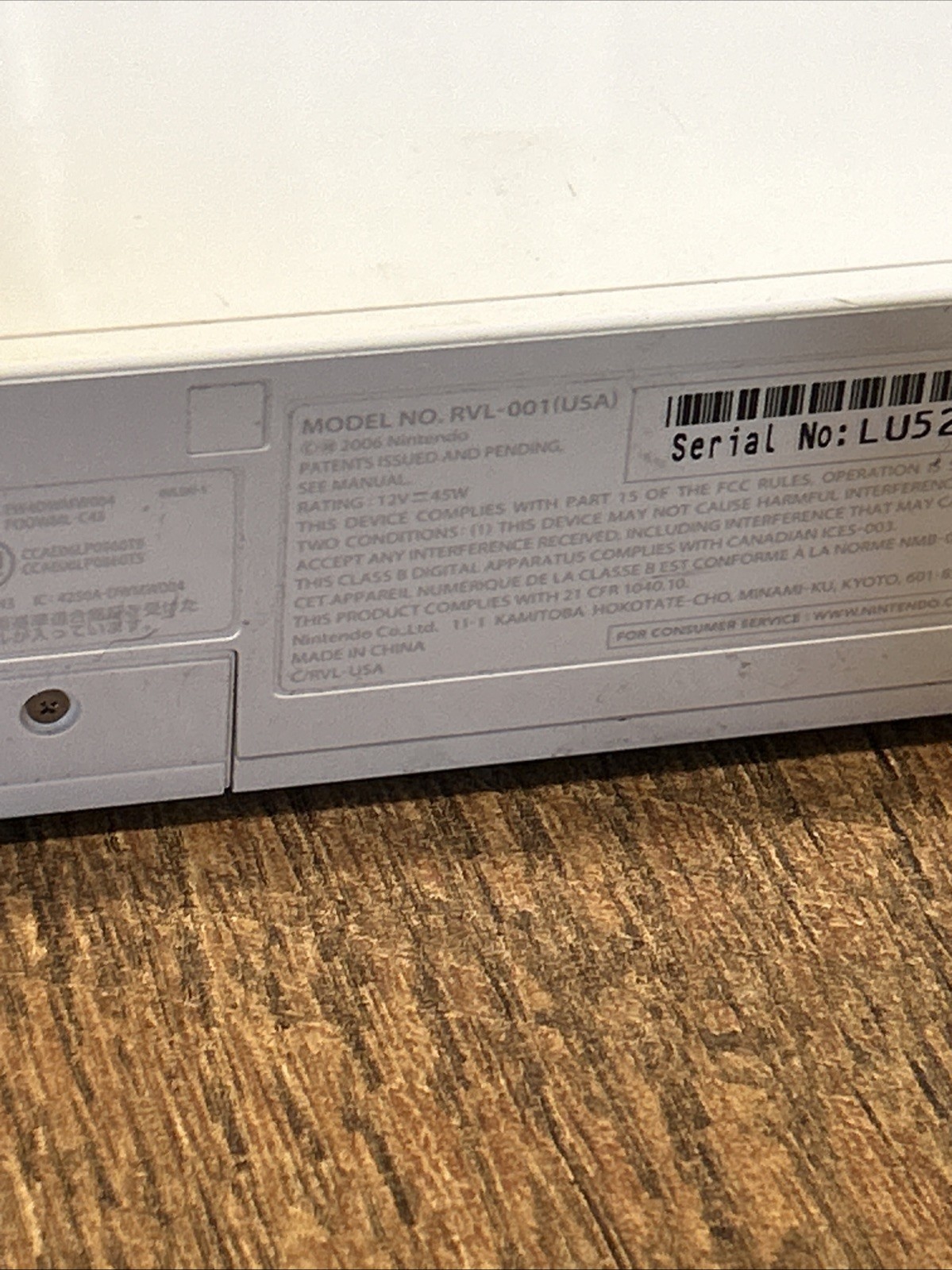 Nintendo Wii Console Bundle Tested RVL-001 White Tested And Cleaned -READ