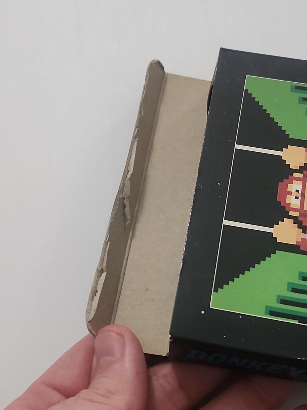 Donkey Kong 3 Nintendo NES Empty Box Only HangTab BLACK BOX Needs Wata Psa