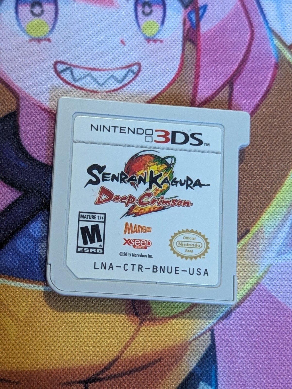 Senran Kagura 2: Deep Crimson Double D Edition Nintendo 3DS Complete Sealed CD