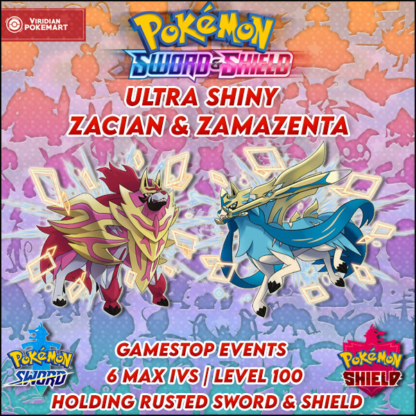 ✨ULTRA SHINY ZACIAN & ZAMAZENTA✨ | GAMESTOP/GAME EVENT | Pokemon Sword & Shield