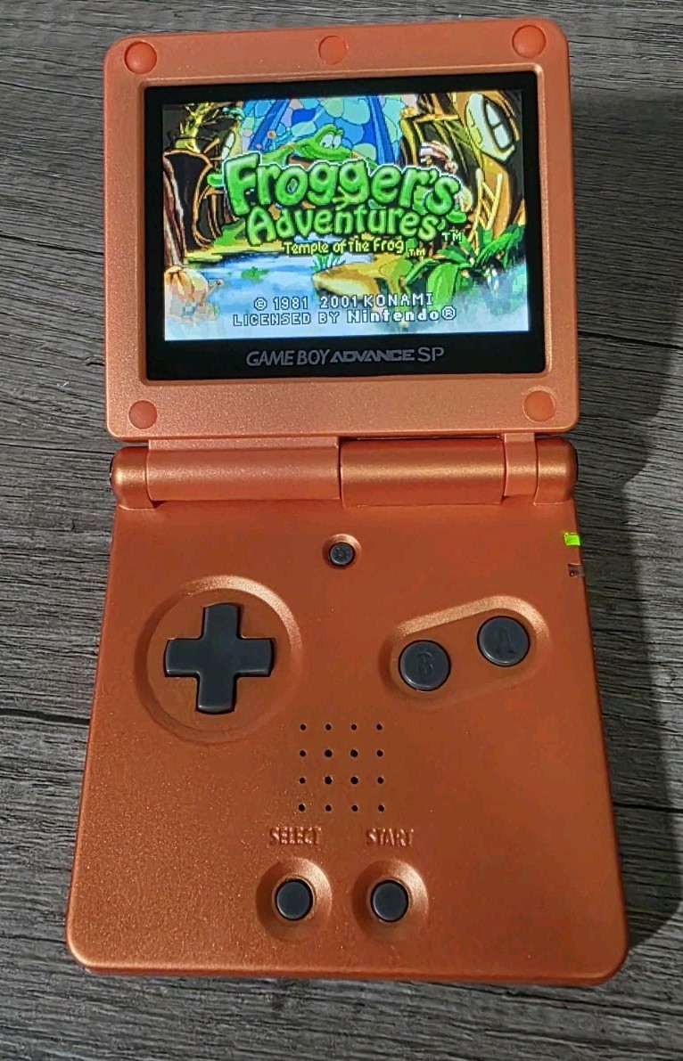 Nintendo Game Boy Advance SP IPS Screen Charizard Reshell Tested Working GBA SP