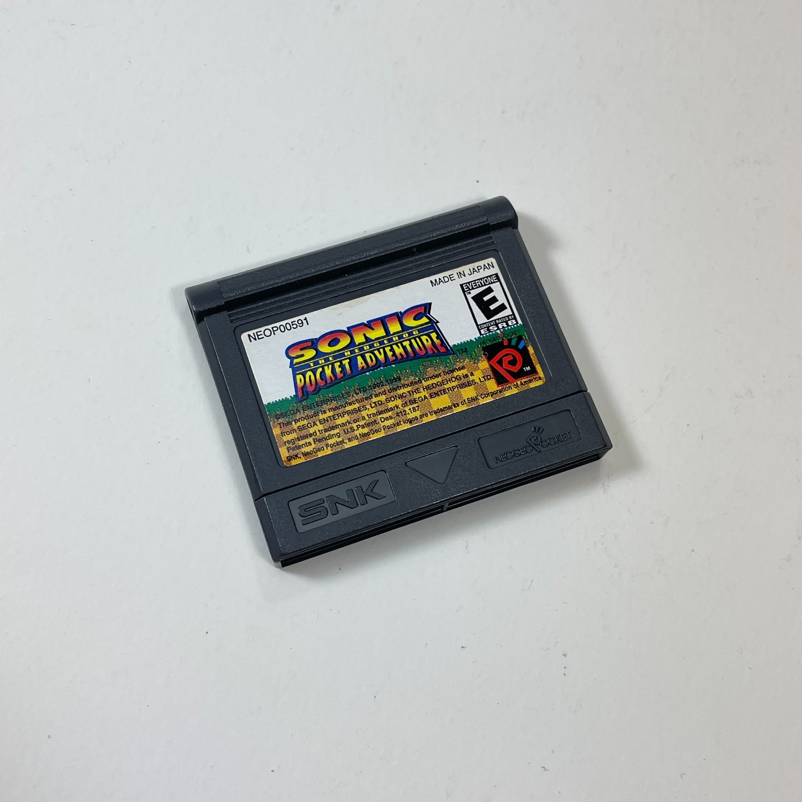 Neo Geo Pocket Color Ocean Blue CIB with Sonic The Hedgehog Game – WORKS