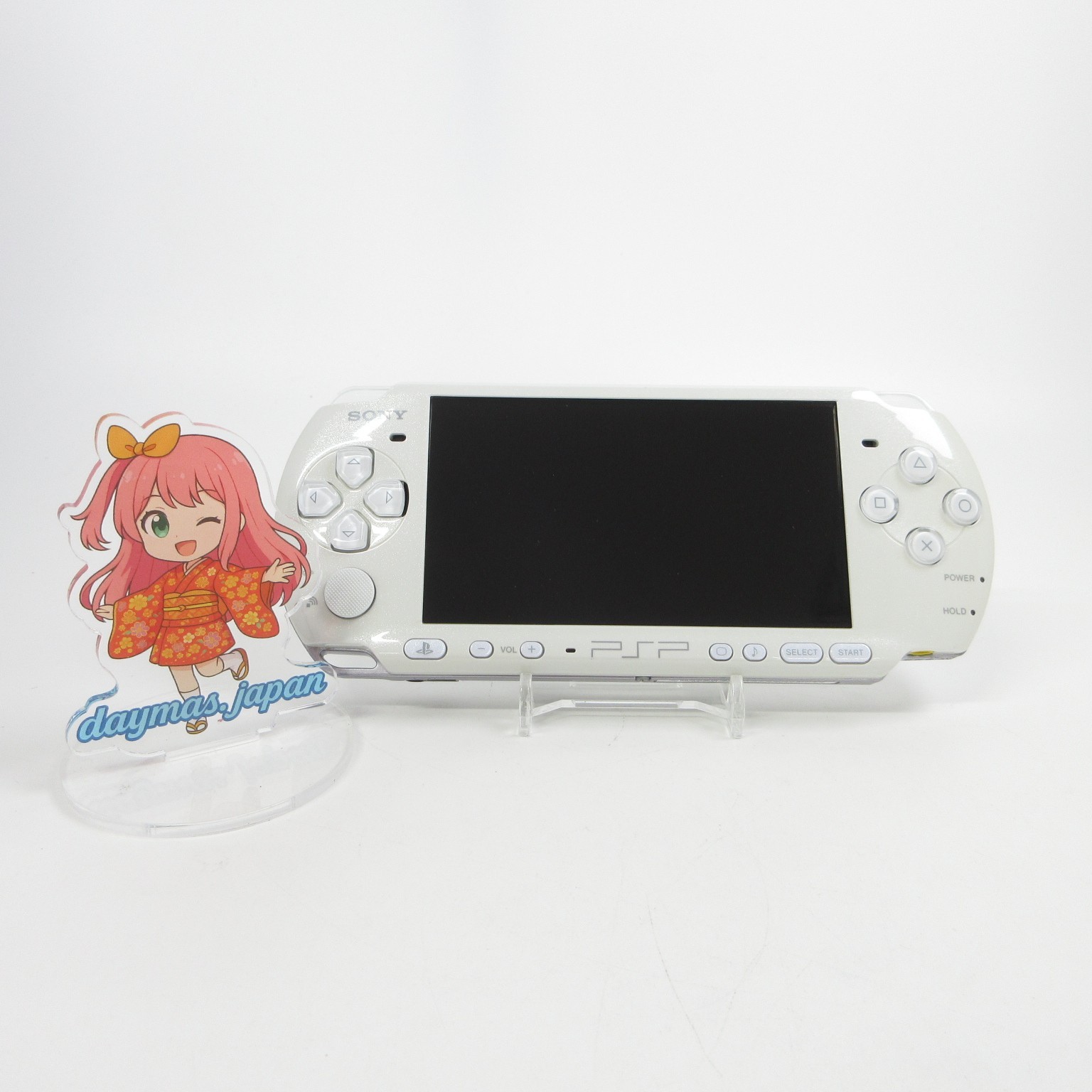 【Near Mint】Sony PSP-3000 Pearl White Console Only No Battery Japan Ver. #NET08/0